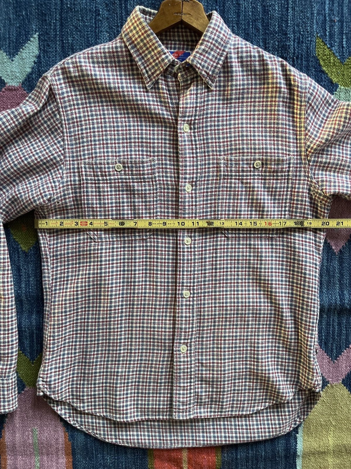 Best Made Co. Best Made Co Flannel in Natural, Blue, and Red Size US XS / EU 42 / 0 - 4 Thumbnail