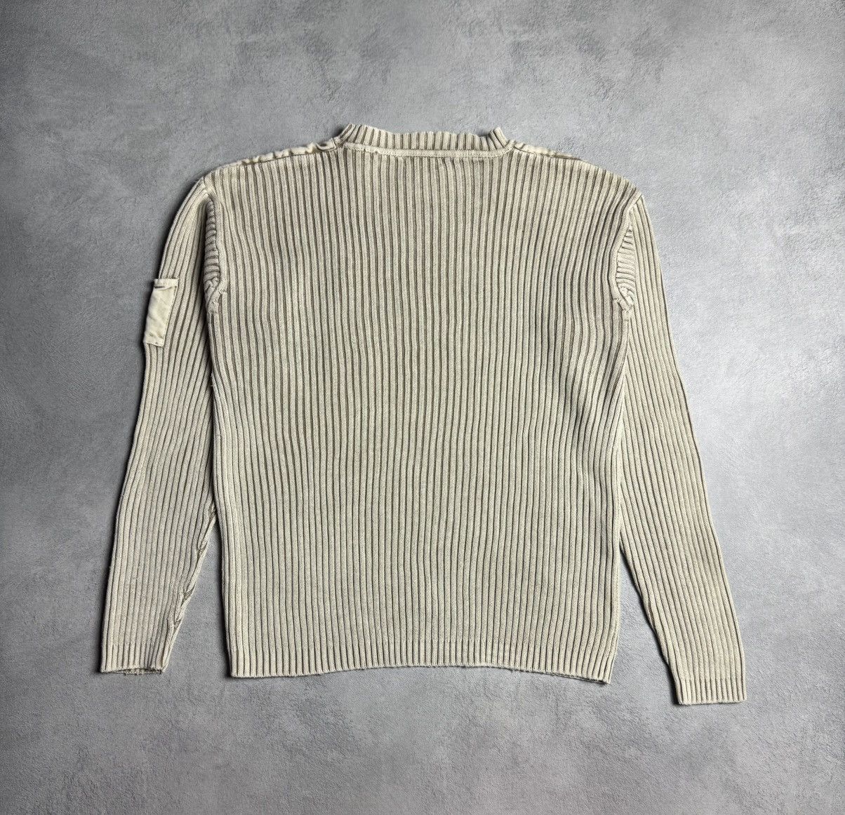 Other Avant Garde Beige Crewneck Cotton Knit Sweater Size US XL / EU 56 / 4 - 2 Thumbnail