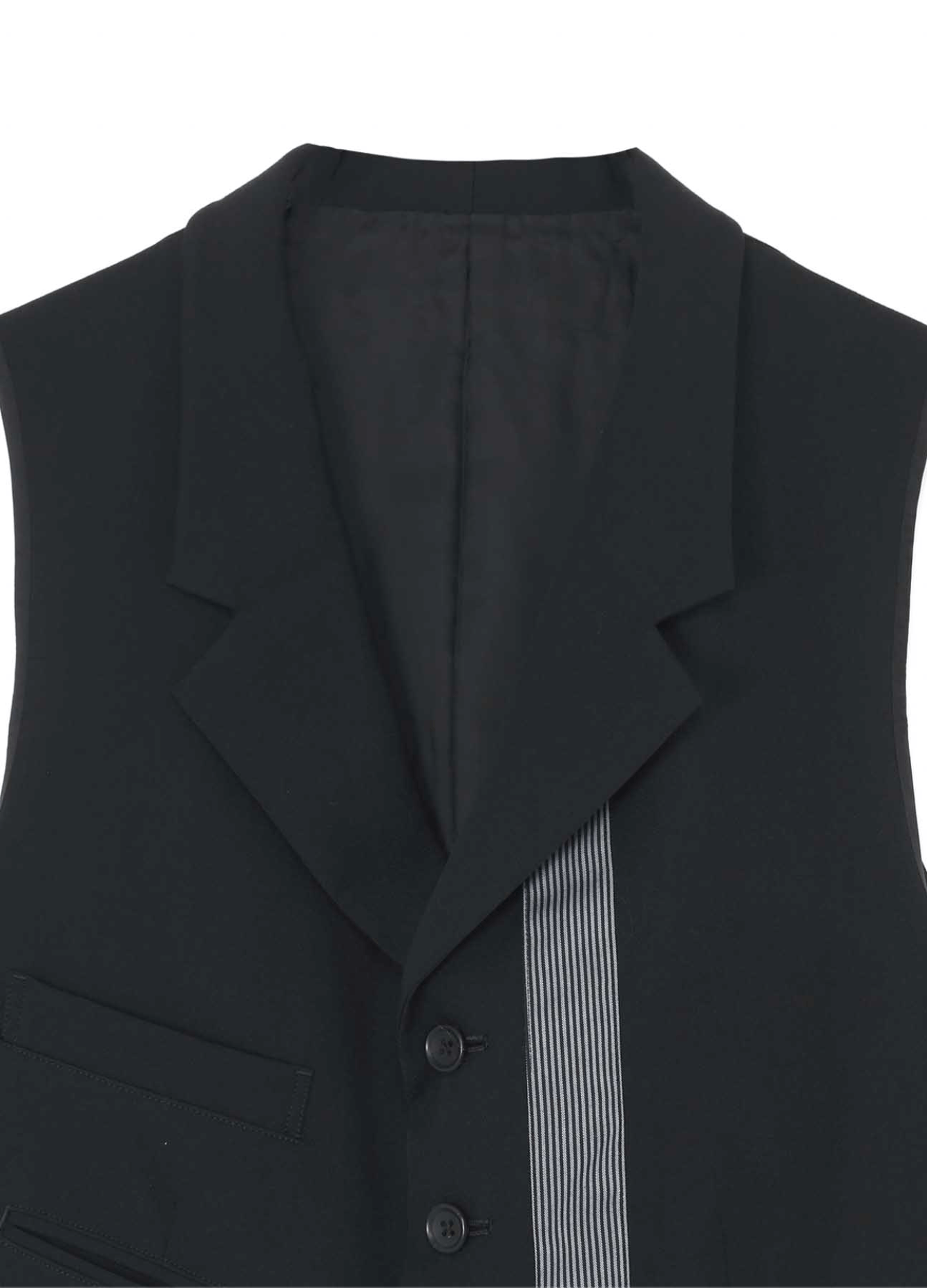 Yohji Yamamoto Yohji Yamamoto Pour Homme LEFT DECORATIVE CLOTH VEST Size US L / EU 52-54 / 3 - 4 Thumbnail