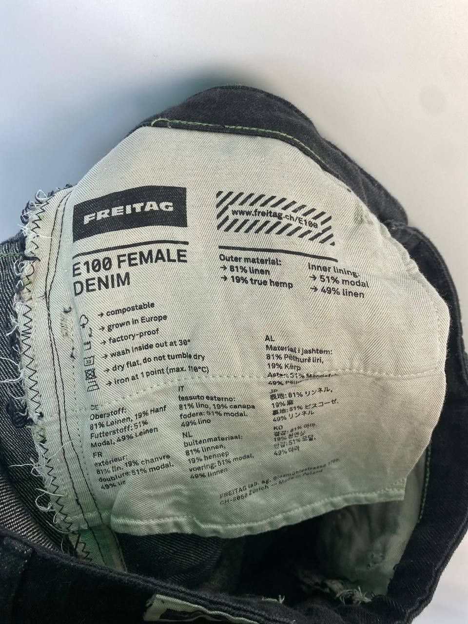 Freitag Vintage streetwear sportswear designer Freitag Jeans Sz 28 Size 28" / US 6 / IT 42 - 4 Thumbnail