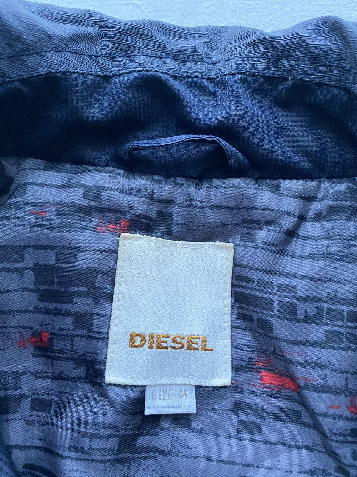 Diesel × If Six Was Nine 90s Diesel Biker Blue Jacket Nylon Insulated Womens Archive Size M / US 6-8 / IT 42-44 - 5 Thumbnail