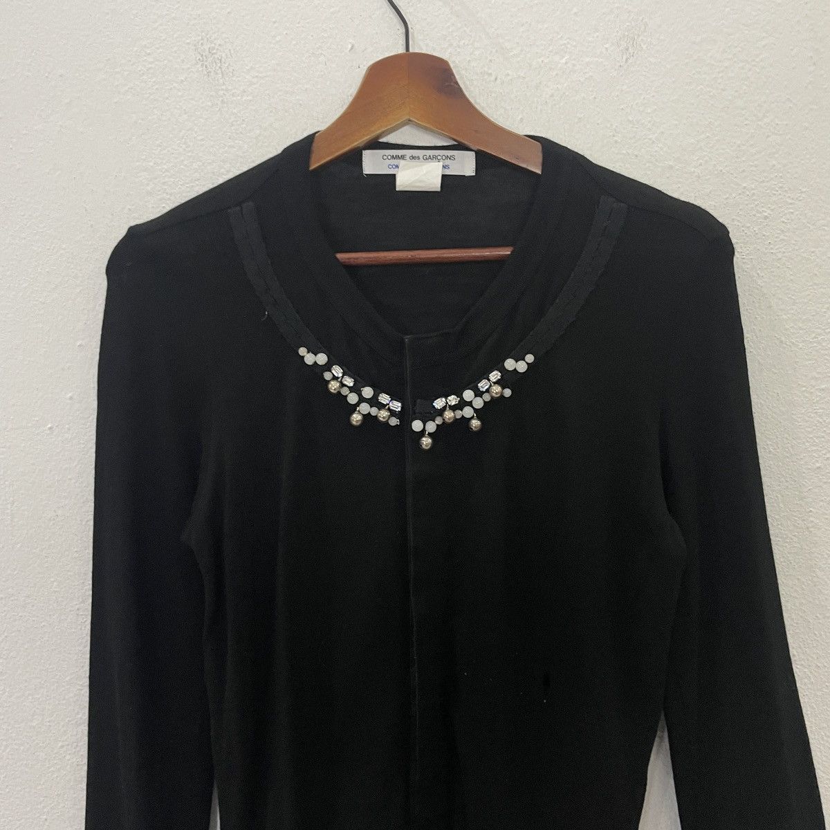 Comme des Garcons Vintage Comme Des Garcons Distressed Cardingan Size S / US 4 / IT 40 - 4 Thumbnail