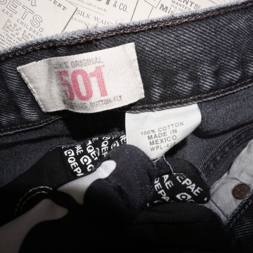 Levi's 34x32 - Vintage Y2K Levis 501 denim fade 00s essential pants Size US 34 / EU 50 - 3 Thumbnail