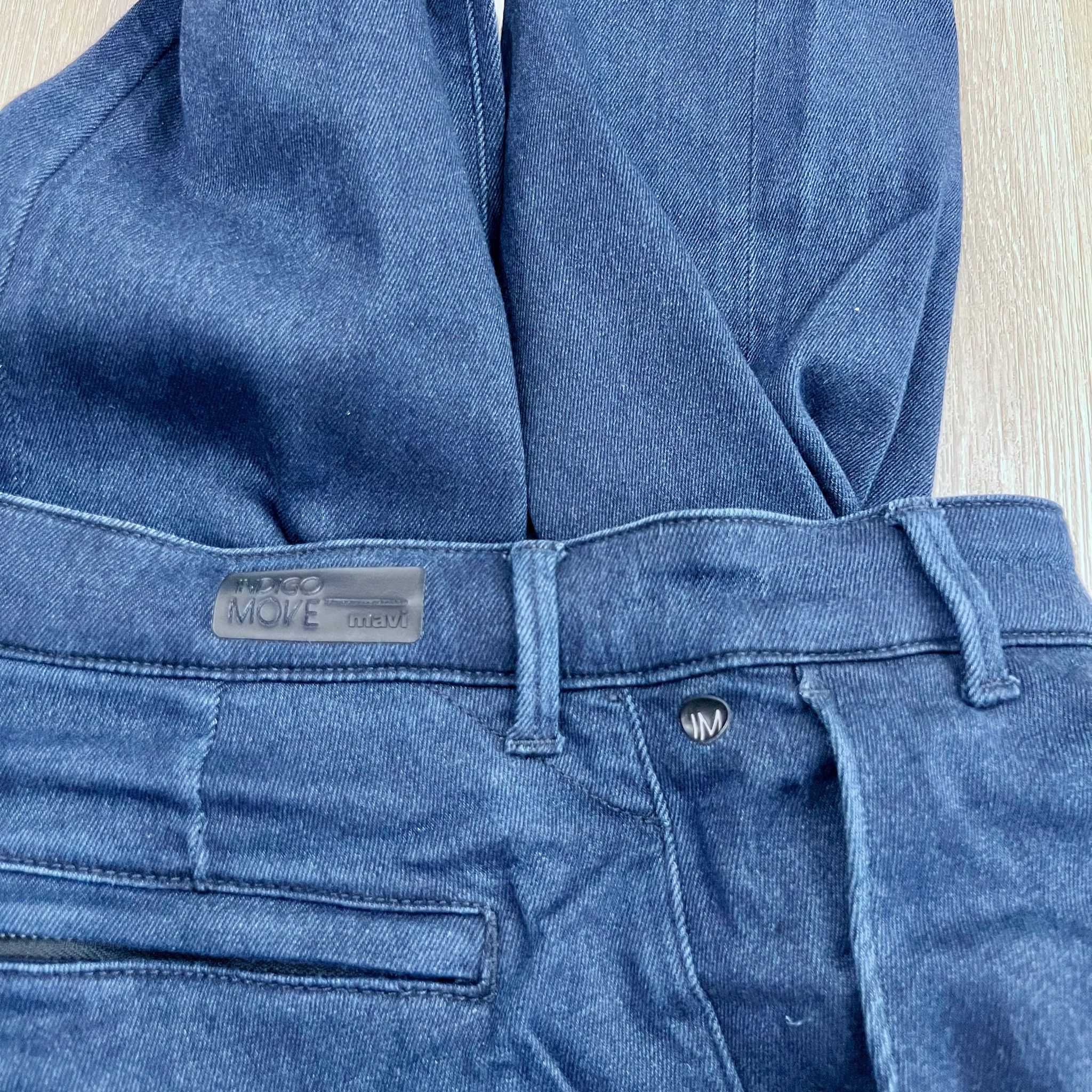 Other Indigo Move Mavi Zipped Pockets Skinny Denim Jeans Pants Size US 32 / EU 48 - 6 Thumbnail