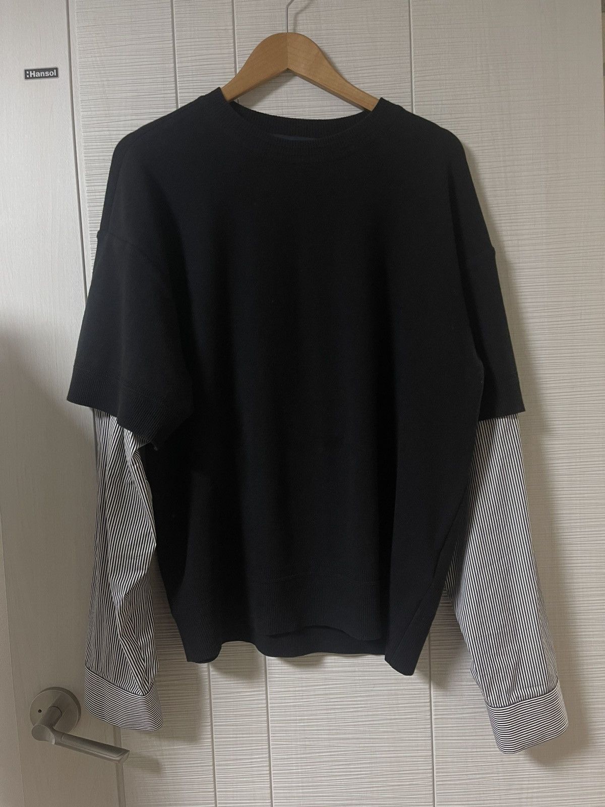 Juun.J Juun j stripe shirt combo knit Size US L / EU 52-54 / 3 - 1 Thumbnail