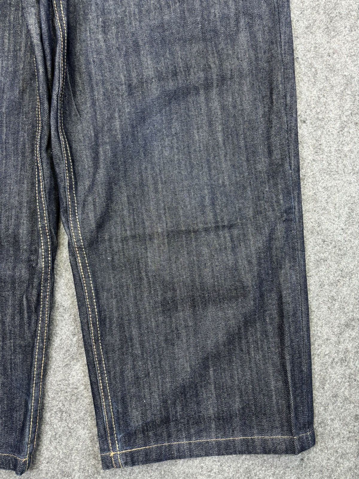 Pelle Pelle 💥Super BAGGY💥pellepelle Marc Buchanan Paint Spash Denim F876 Size US 36 / EU 52 - 5 Thumbnail