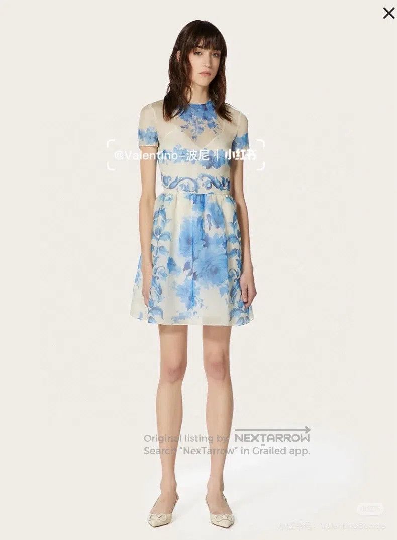 Valentino Valentino Main thread silk print dress Size S / US 4 / IT 40 - 6 Thumbnail