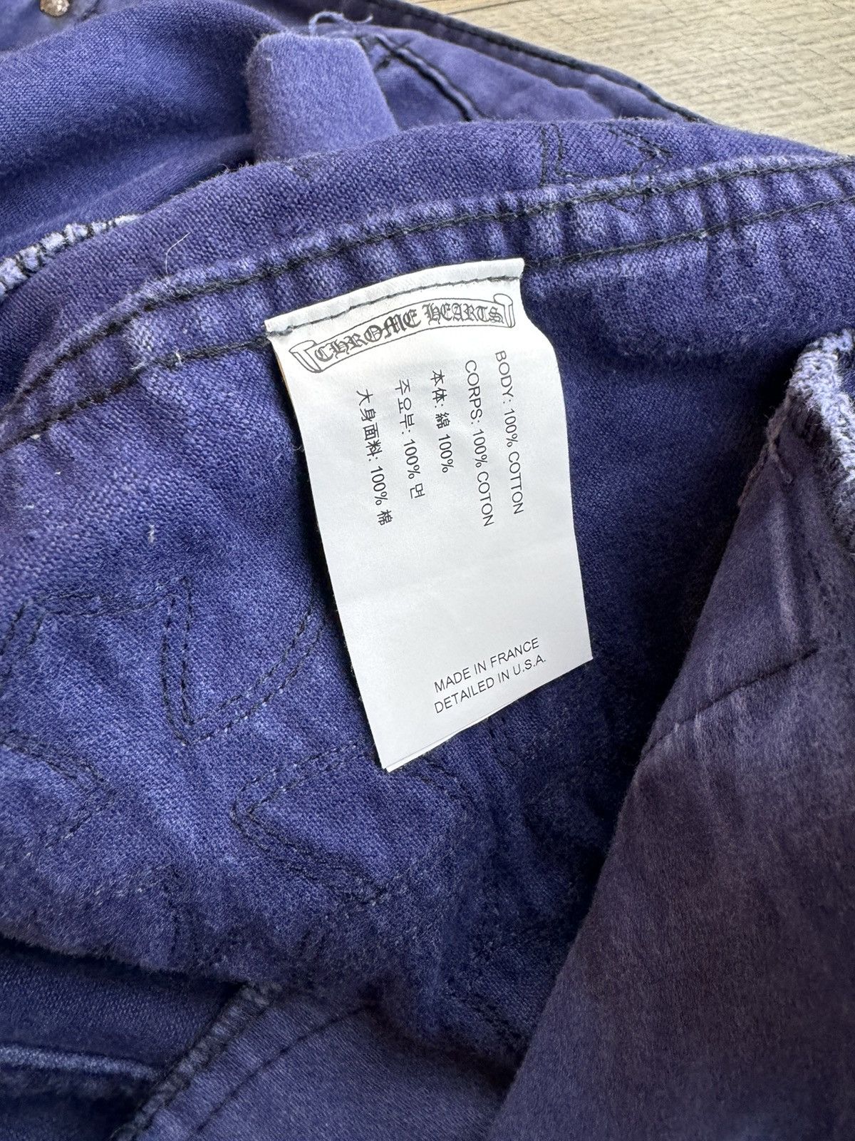 Chrome Hearts Chrome Hearts 30’s French Blue Work Pants - 34 Size US 34 / EU 50 - 17 Thumbnail