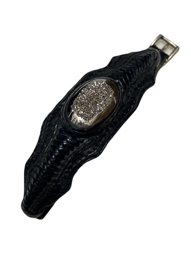 kmrii leather stone bracelet