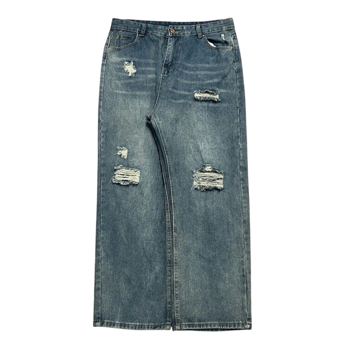 Vintage Vintage Baggy Distressed Pant Size US 36 / EU 52 - 1 Thumbnail