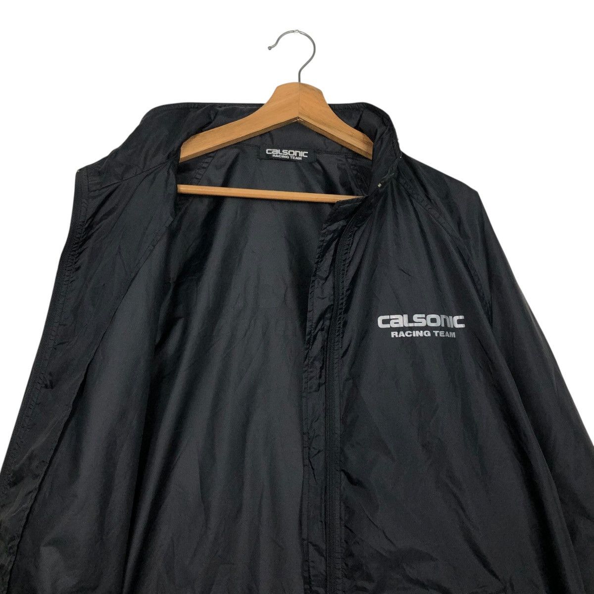 Japanese Brand 🔥VINTAGE NYLON BOMBER JACKET CALSONIC RACING BIG LOGO Size US M / EU 48-50 / 2 - 17 Thumbnail