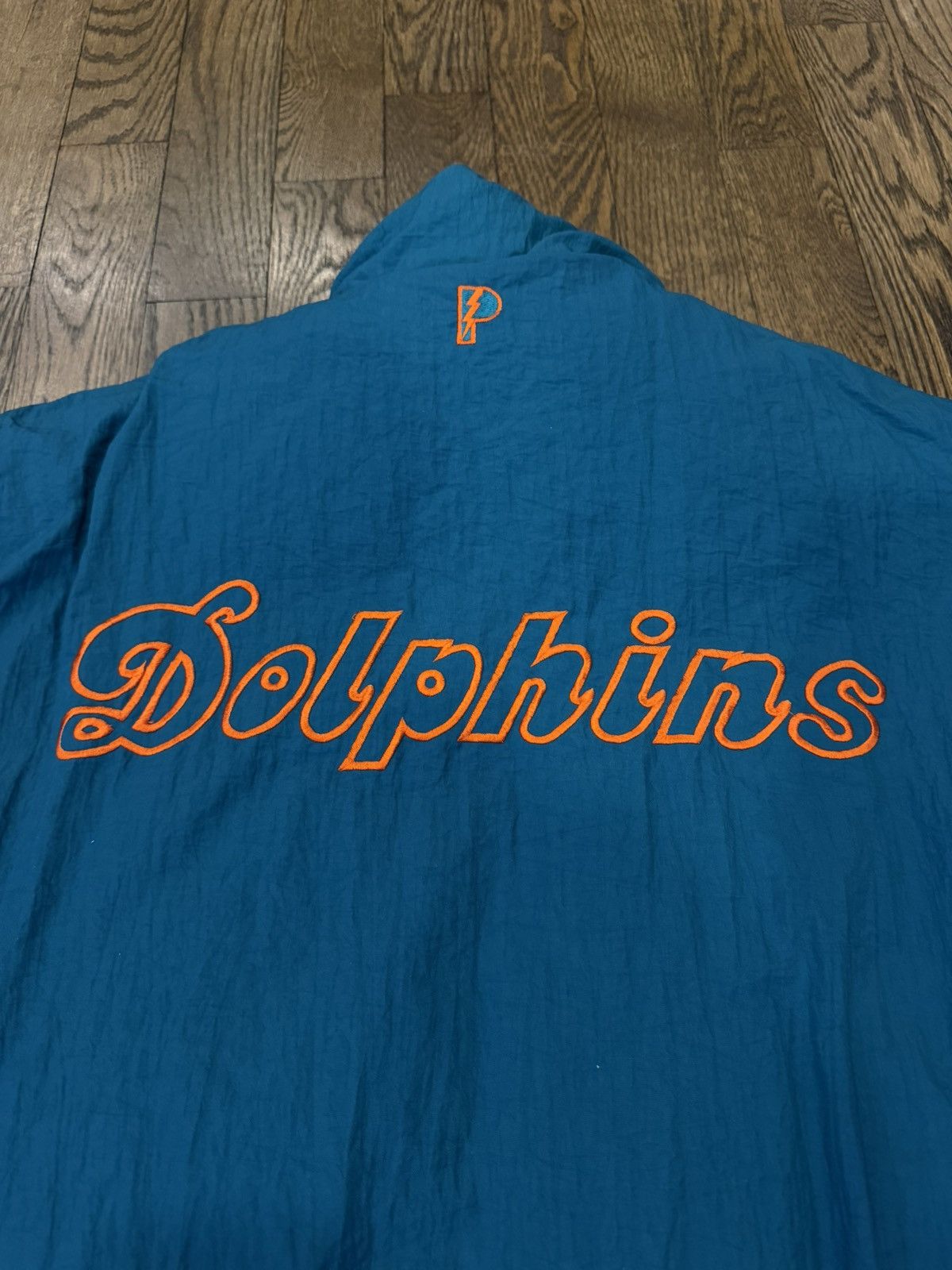 Pro Player Vintage Reversible Miami Dolphins Quarter Zip Coat Size US L / EU 52-54 / 3 - 21 Thumbnail