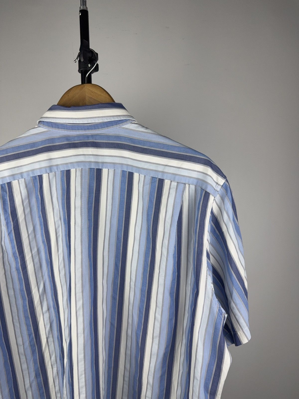 Lacoste Vntg 90s Retro striped Lacoste Old Money Style Short Shirt Size US L / EU 52-54 / 3 - 8 Thumbnail