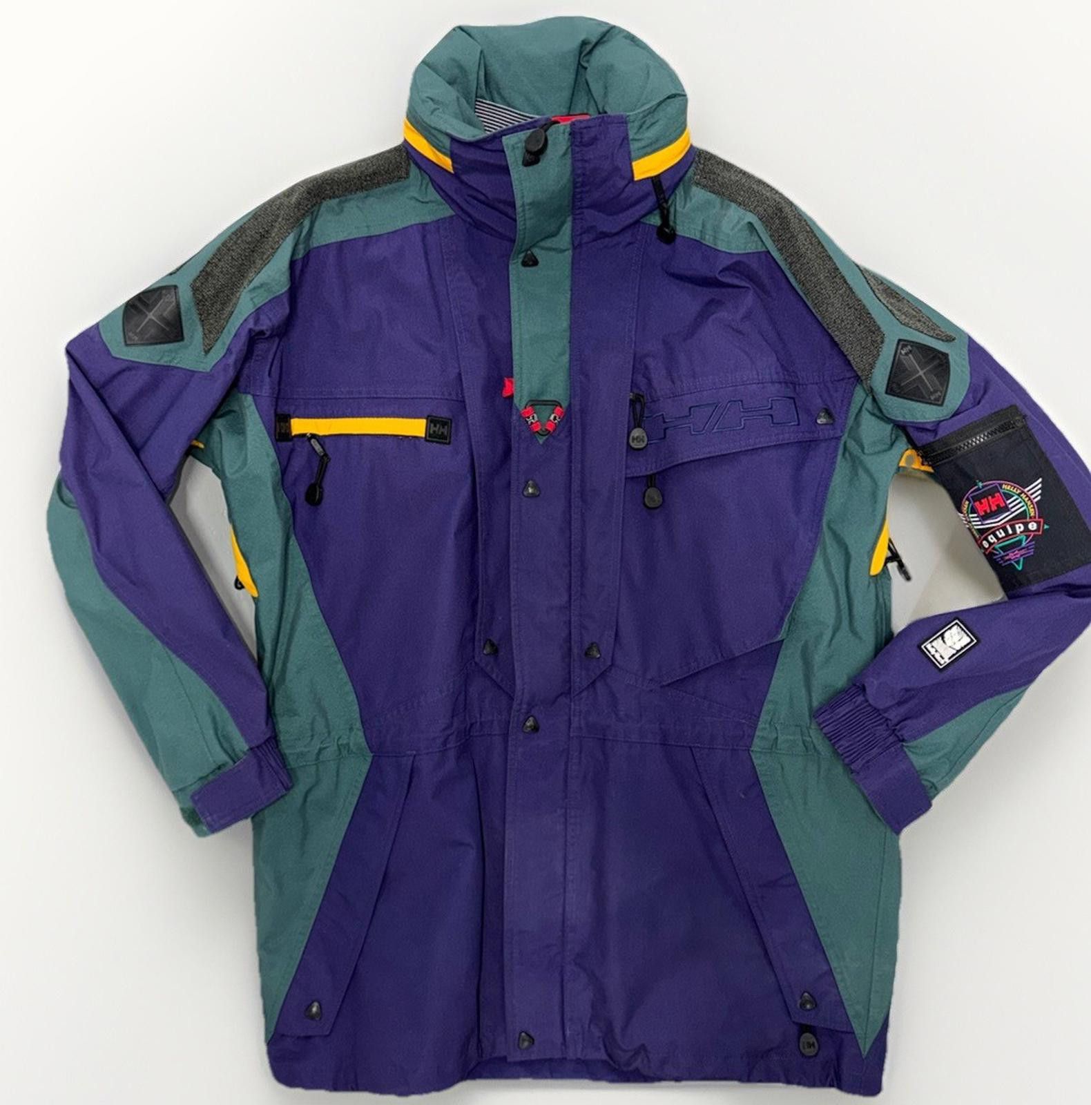Helly Hansen 1990s Vintage Purple Jacket Helly Hansen - Mens Size Large Size US L / EU 52-54 / 3 - 1 Thumbnail