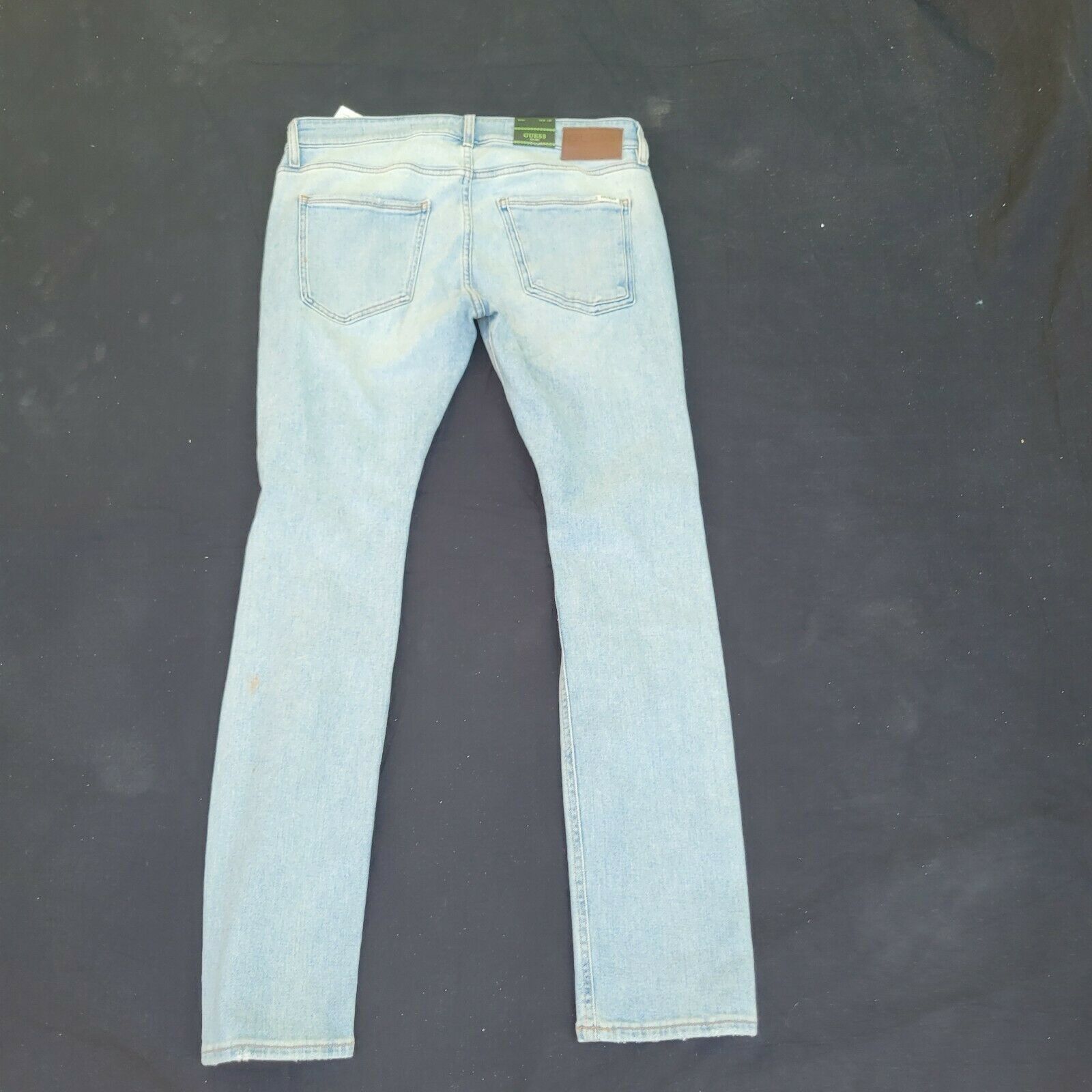 Guess Men's Guess Distressed Skinny Jeans. 33x32. Blue. Size US 33 - 5 Thumbnail