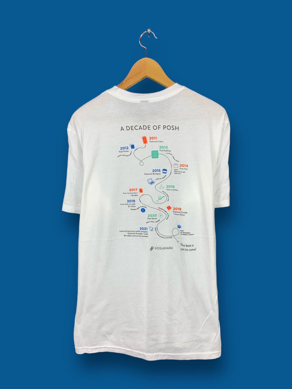 Other Steals! Poshmark 10th Years Anniversary Tee Size US L / EU 52-54 / 3 - 1 Thumbnail
