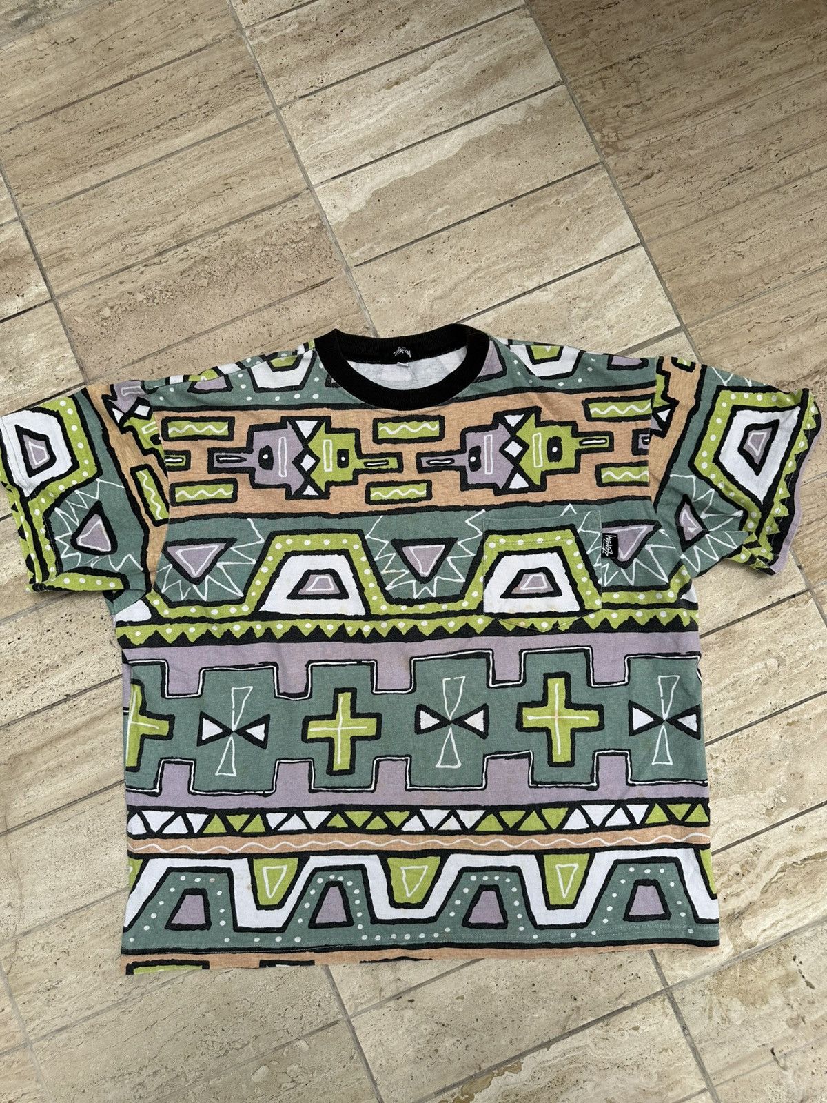 Stussy × Vintage Vintage Old Stussy 80s - 90s tee | Grailed