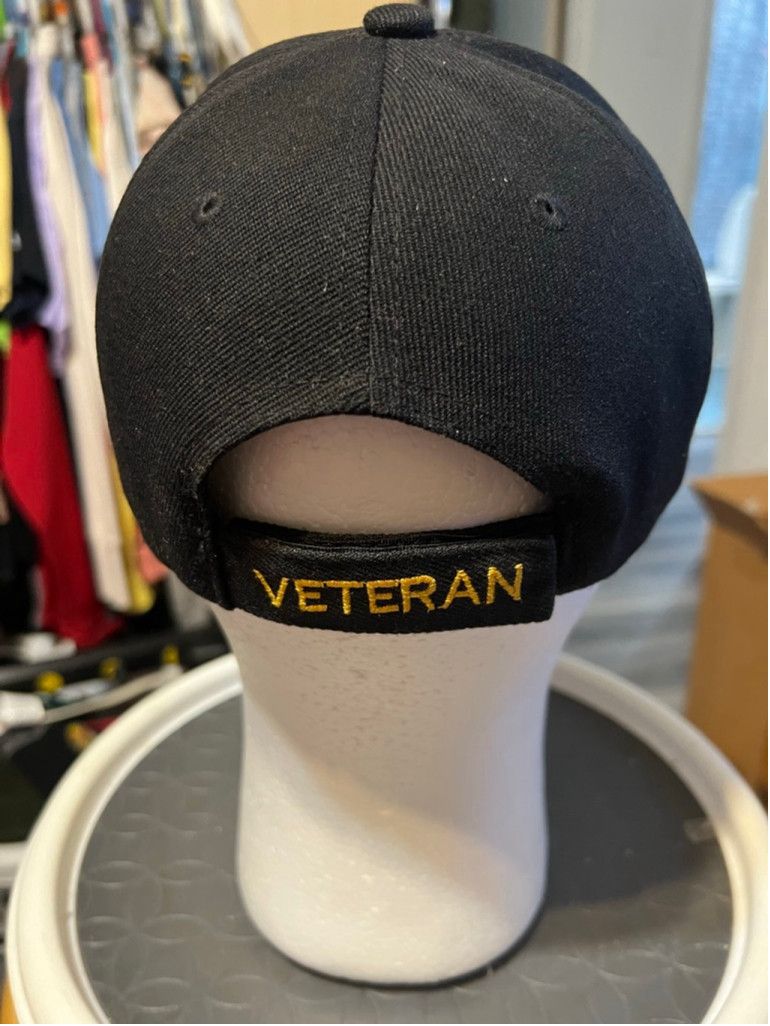 Other Men's U.S. WARRIORS Black Air Force Vietnam Veteran Hat Size ONE SIZE - 3 Thumbnail