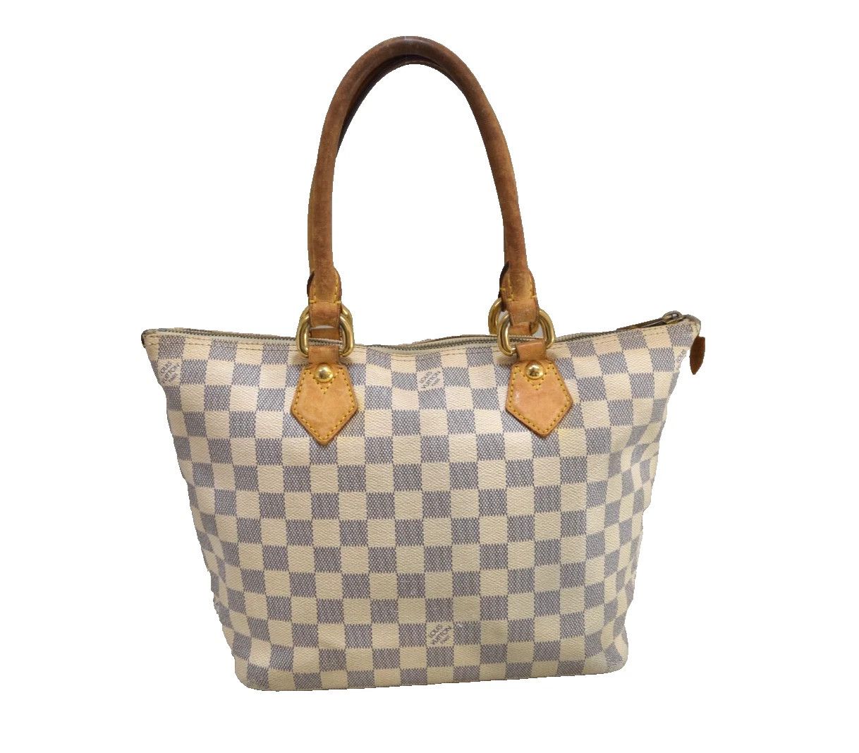 Louis Vuitton Auth Louis Vuitton Saleya PM Tote Bag Azur Canvas N51186 Size ONE SIZE - 2 Thumbnail
