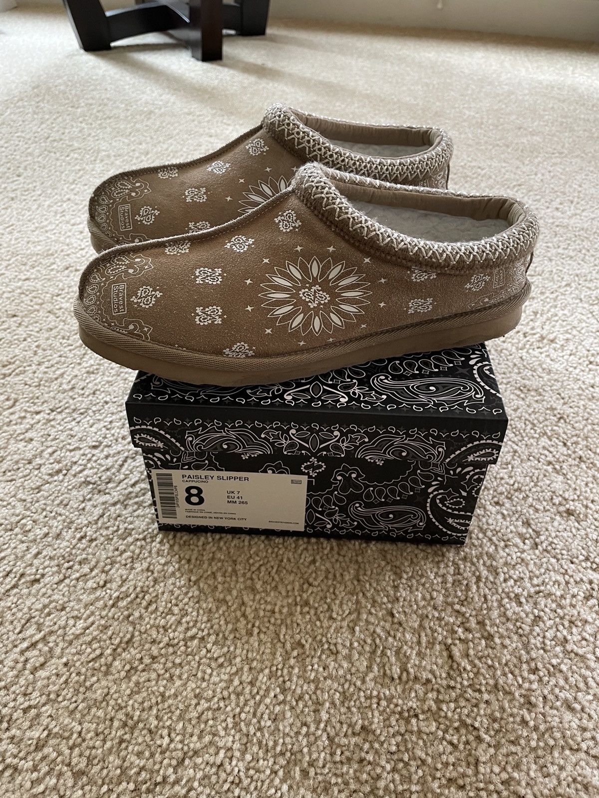 Bravest Studios Authentic Bravest Studios Paisley Slippers size 8 Size US 8 / EU 41 - 1 Thumbnail