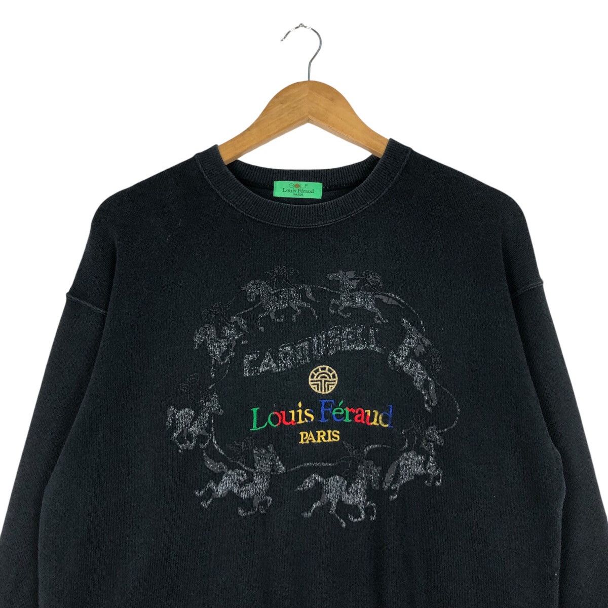 Designer × Louis Feraud Vintage Louis Feraud Paris Designer Sweathsirt Small Size US S / EU 44-46 / 1 - 2 Thumbnail