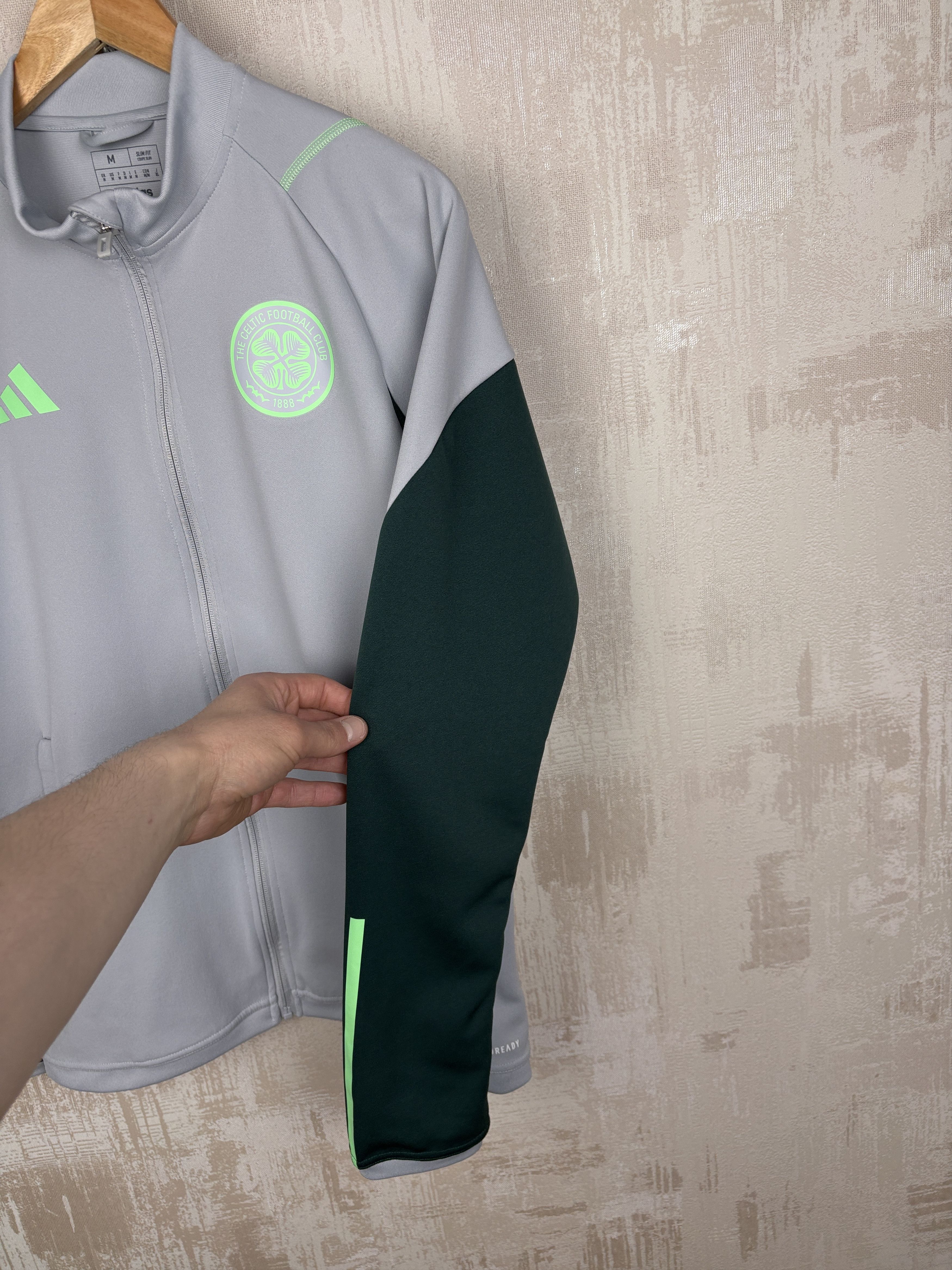 Adidas Celtic Scotland 2023 2024 Soccer Football Track Jacket Size US M / EU 48-50 / 2 - 11 Thumbnail