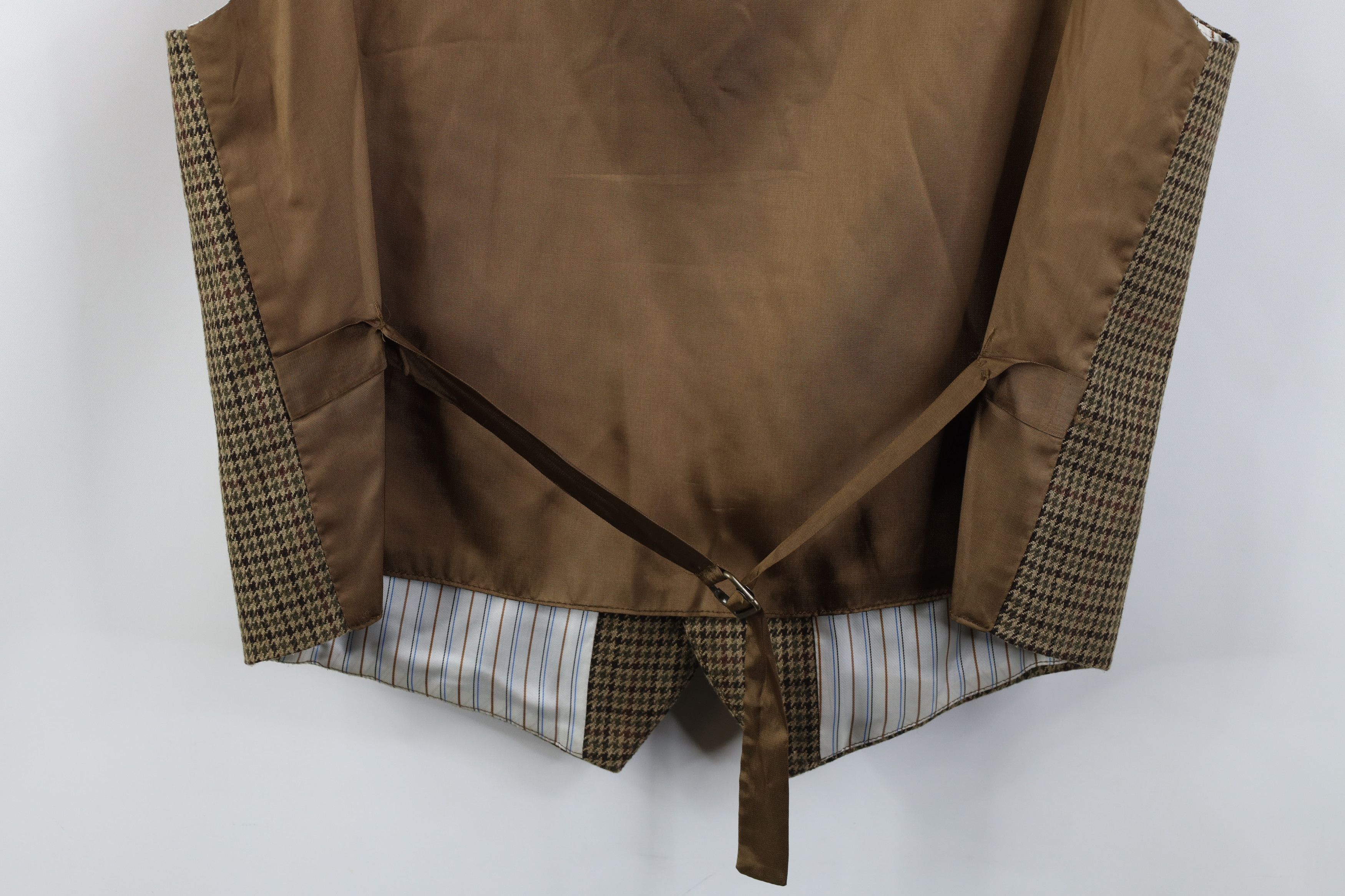Vintage Vintage 90s Streetwear Back Suit Vest Jacket Houndstooth US Size US M / EU 48-50 / 2 - 14 Thumbnail