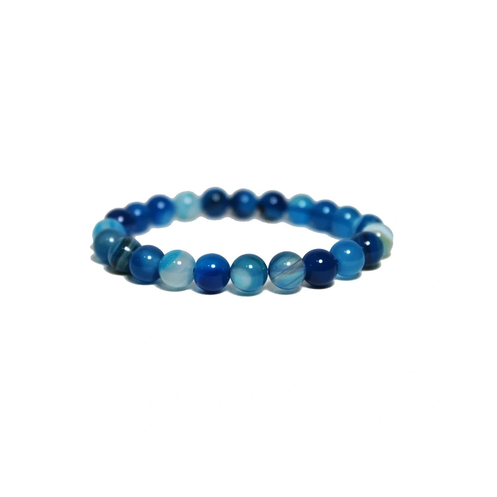 Jewelry 🔴 Bracelet - Blue Agate Size ONE SIZE - 1 Preview