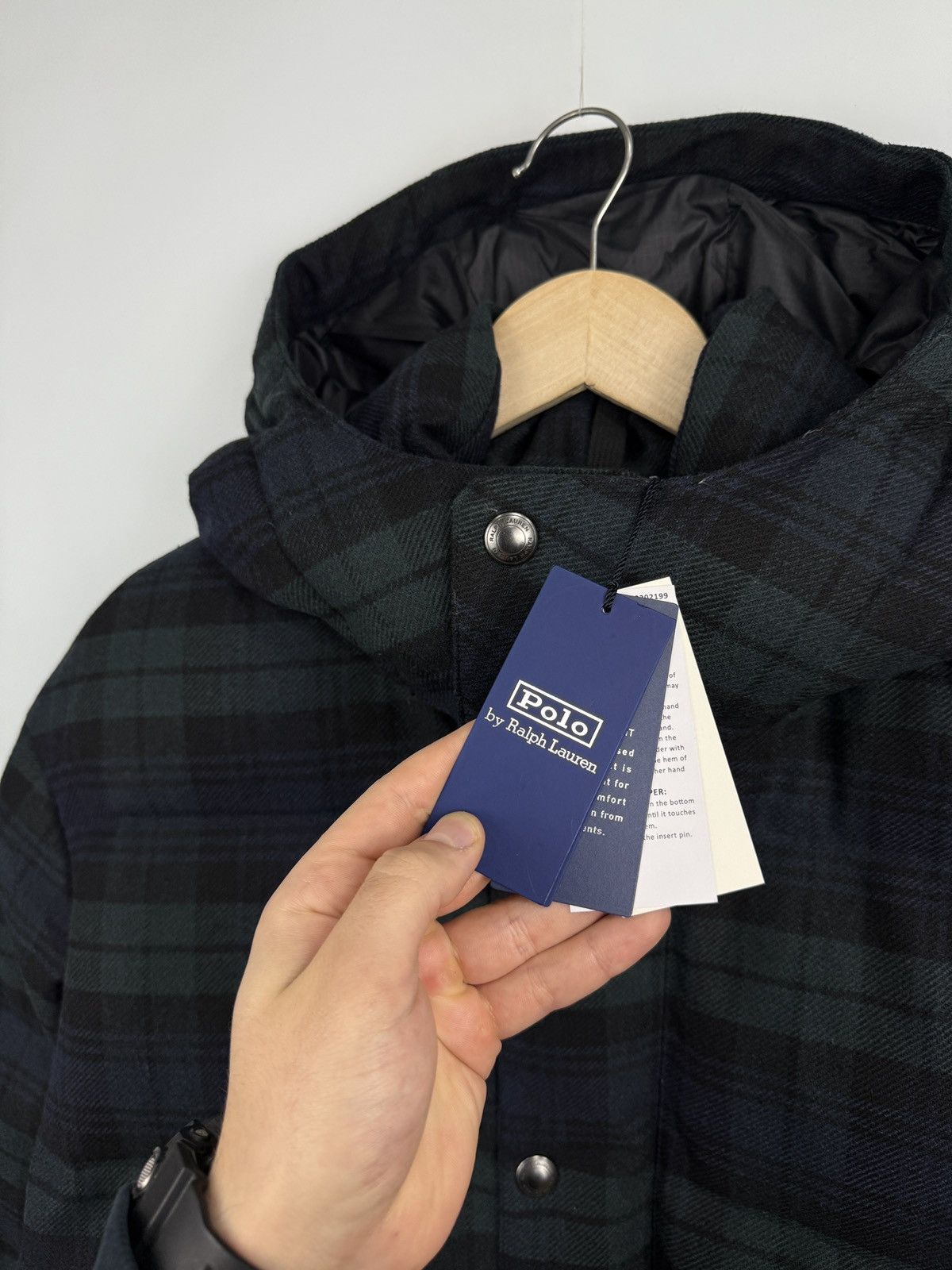 Polo Ralph Lauren 🇺🇸❗️NEW Polo Ralph Lauren Plaid Wool Puffer Down Coat Jacket Size US L / EU 52-54 / 3 - 11 Thumbnail