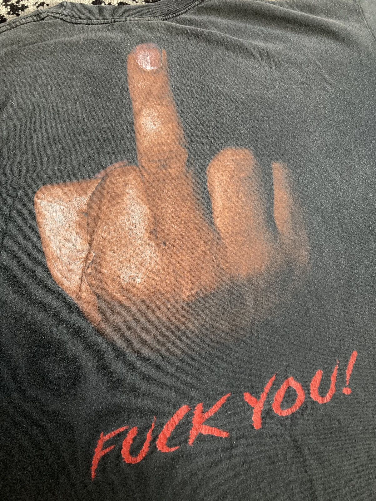 Band Tees × Vintage Vintage y2k 2005 Machinehead Fuck You t shirt Size US XL / EU 56 / 4 - 6 Thumbnail