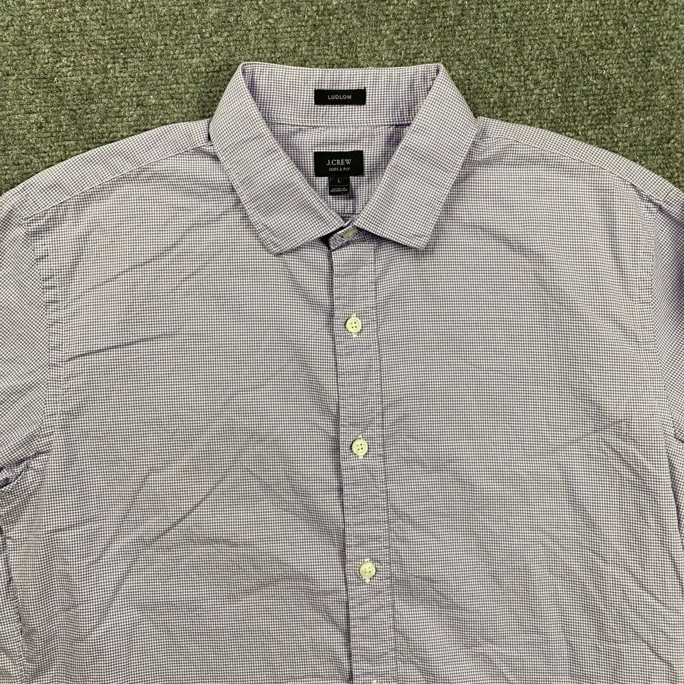 J.Crew J Crew Shirt Mens Large Gingham Ludlow 120s 2 Ply Button Up Size US L / EU 52-54 / 3 - 2 Thumbnail