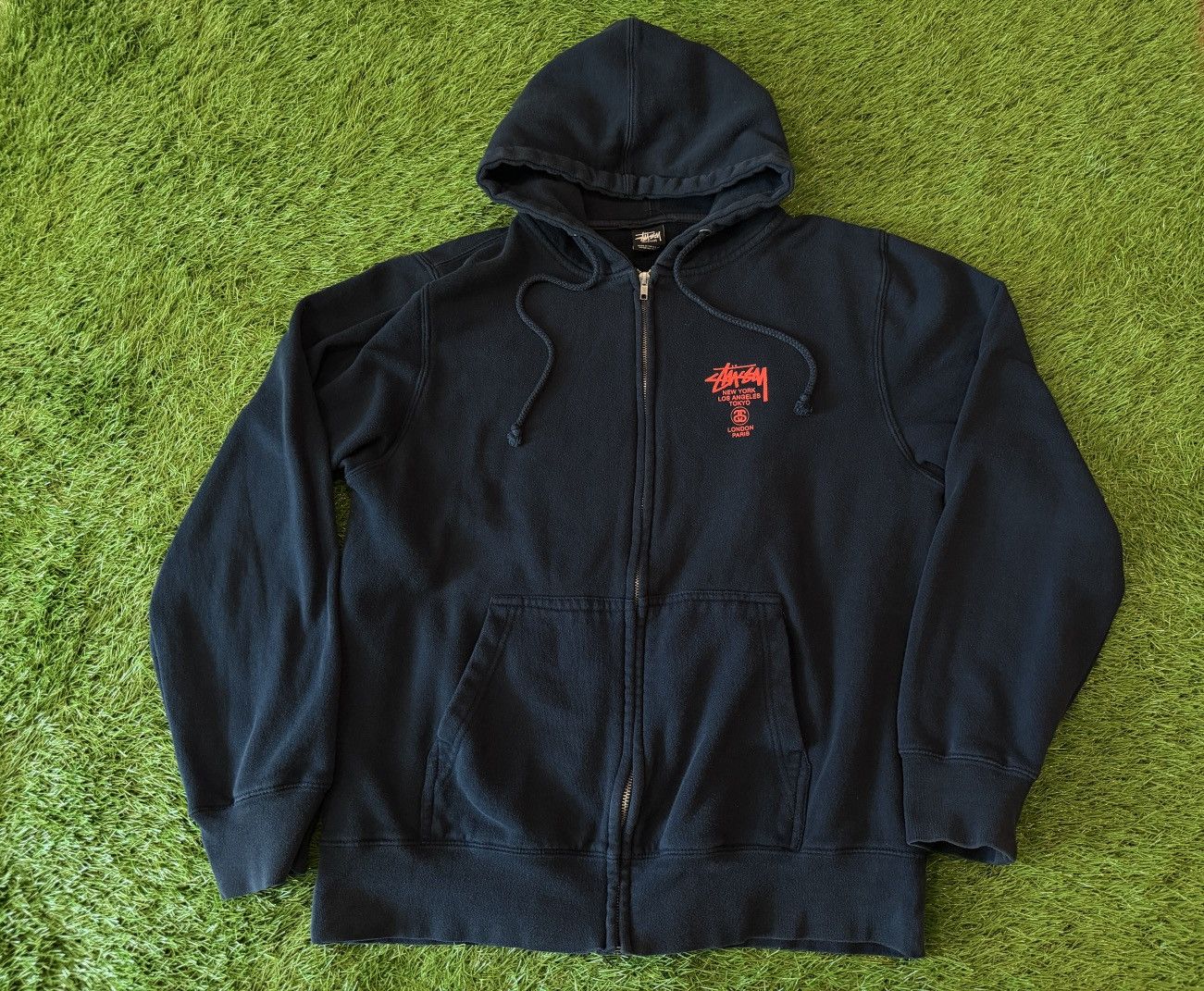 Stussy Vintage Stussy Camo Zip Up Hoodie Black Size US M / EU 48-50 / 2 - 3 Thumbnail