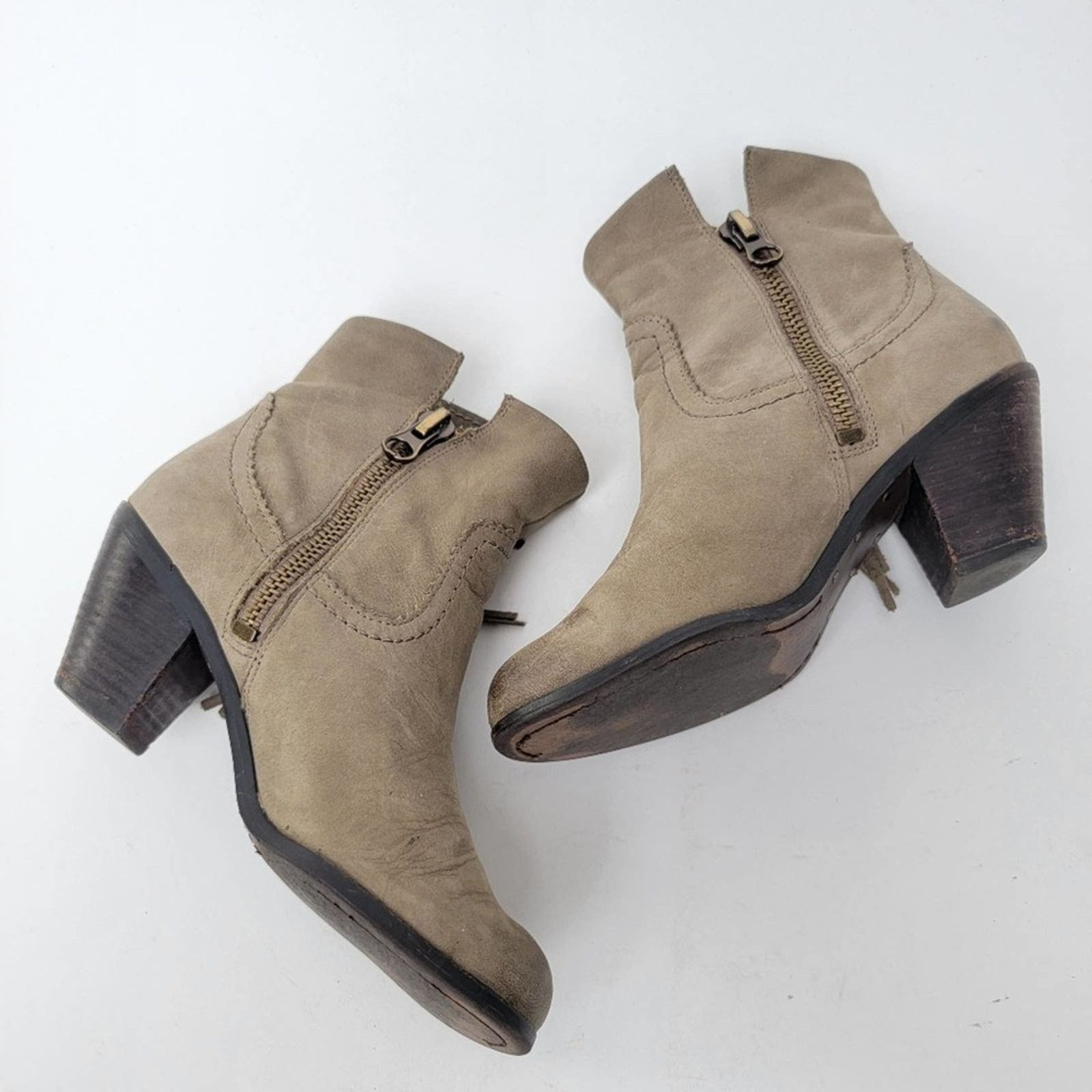 Sam Edelman Sam Edelman Louie Suede Leather Fringe Booties - 6 Size US 6 / IT 36 - 3 Thumbnail