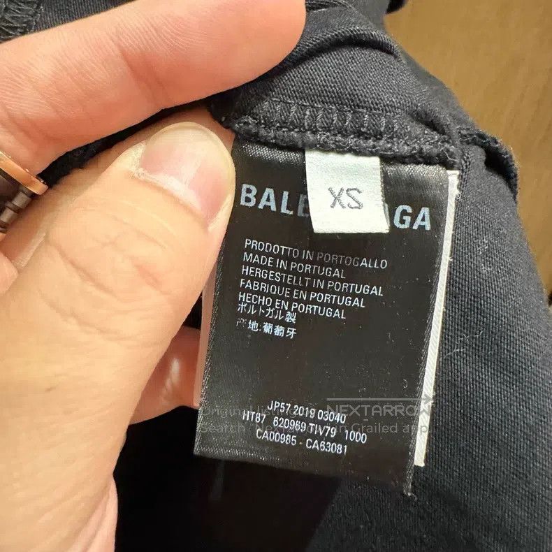 Balenciaga Balenciaga Mastercard Logo Black Short Sleeve T-Shirt Size US XS / EU 42 / 0 - 5 Thumbnail