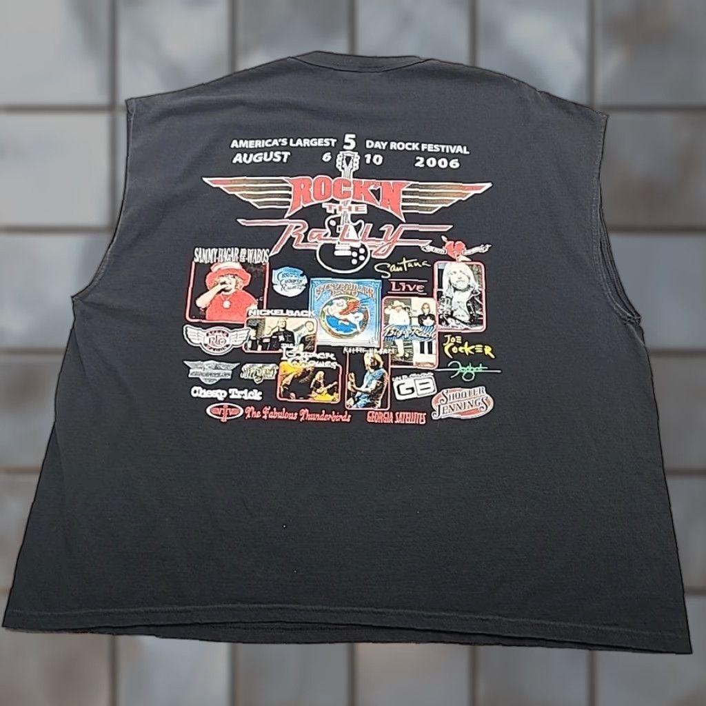 Jerzees VINTAGE Sturgis Rally 2006 Shirt Mens XL Rockin The Rally 5 Day Festival RARE Size US XXL / EU 58 / 5 - 1 Thumbnail