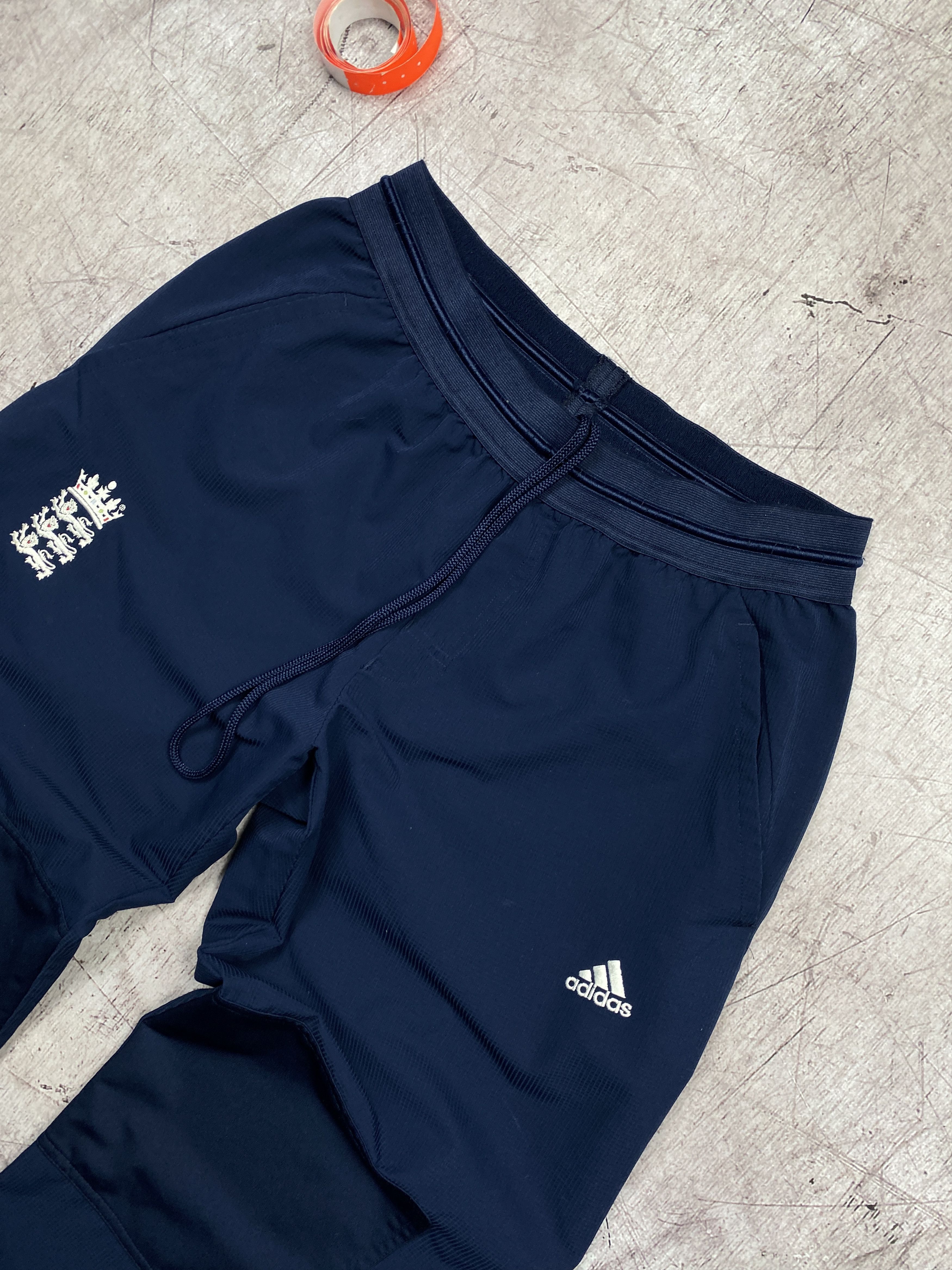 Adidas × Vintage Adidas England Vintage Mens Pants Drill Y2K Size US 32 / EU 48 - 2 Thumbnail
