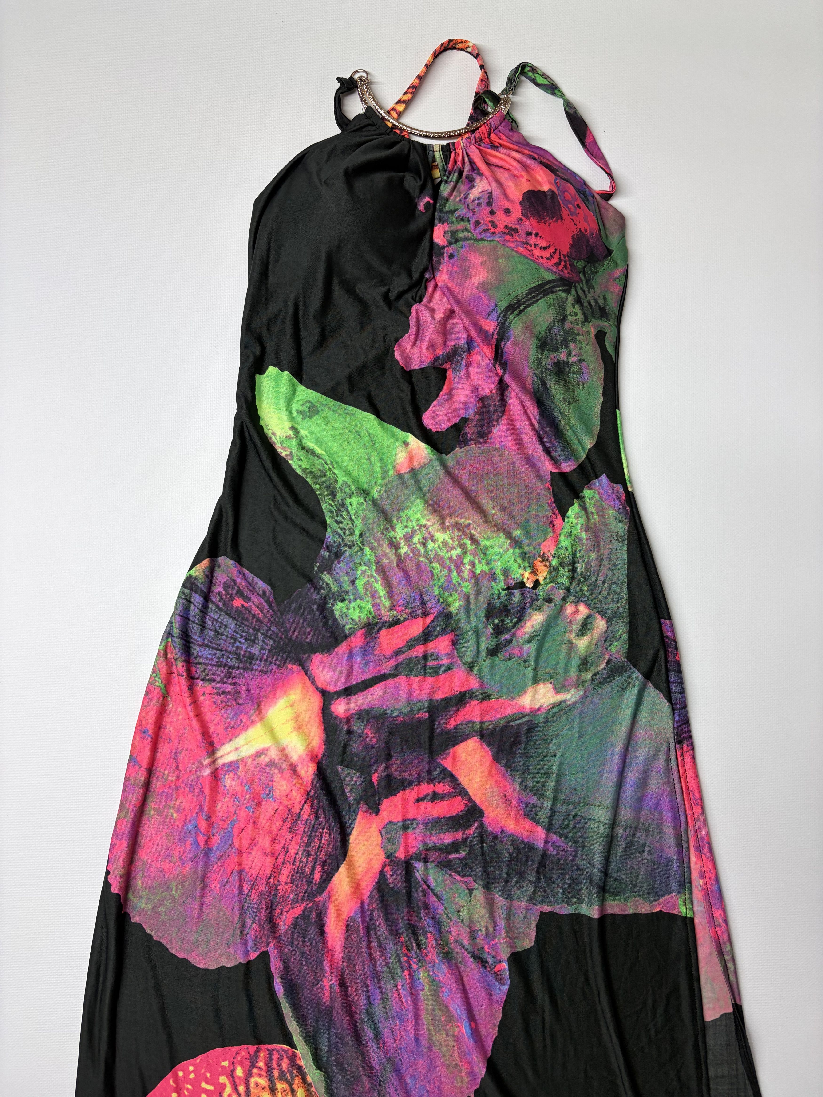 Vintage Vintage Printed Long Dress Size M / US 6-8 / IT 42-44 - 2 Thumbnail