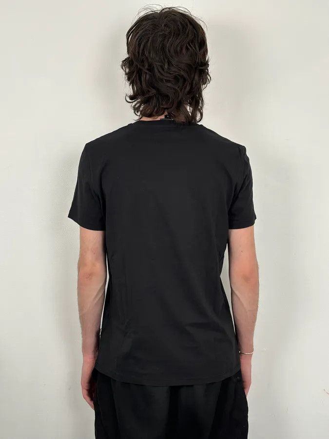 Just Cavalli SS2016 Cavalli Black Cotton Graphic Lip Smoke Cigarette T-Shirt Size US M / EU 48-50 / 2 - 3 Thumbnail