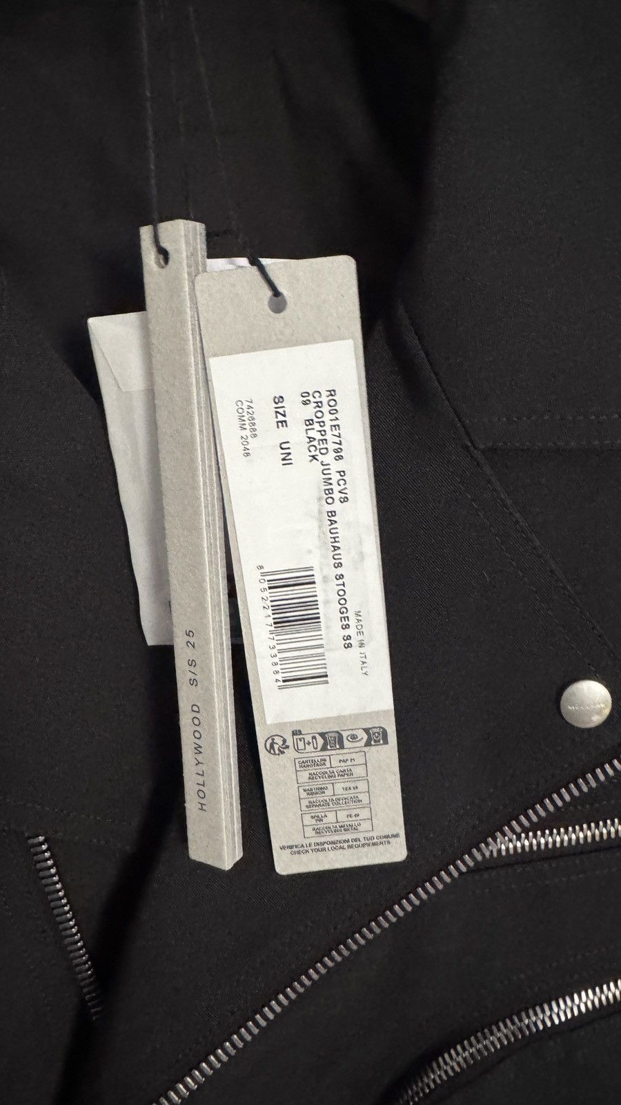 Rick Owens Cropped jumbo bauhaus stooges Size US S / EU 44-46 / 1 - 2 Thumbnail