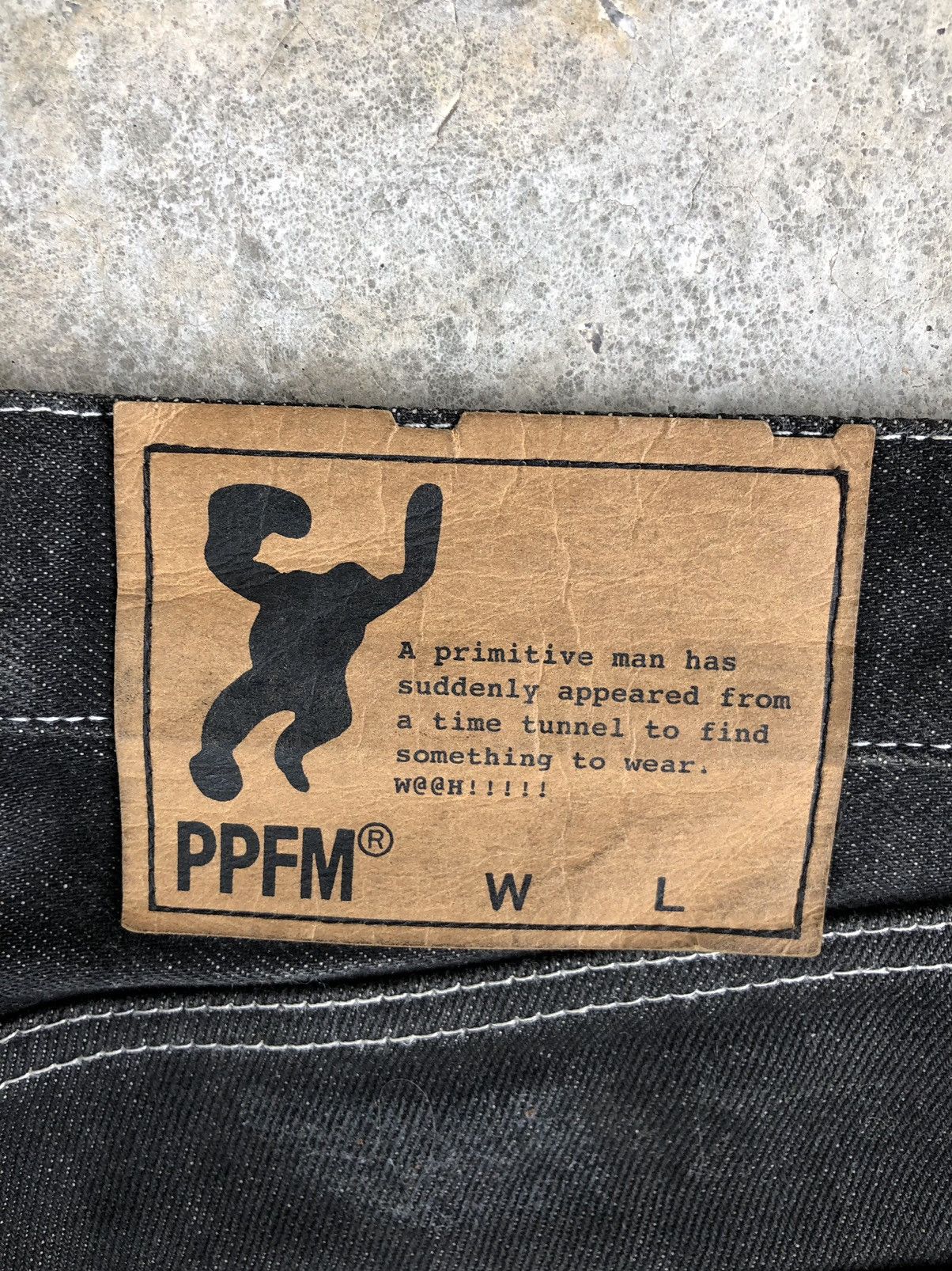 PPFM PPFM Distressed Jeans Straight Fit Jeans Size US 32 / EU 48 - 14 Thumbnail