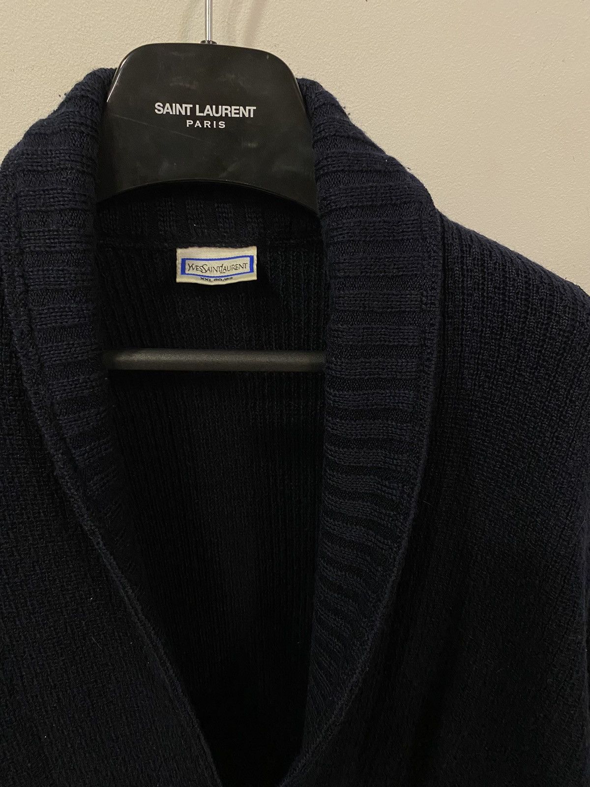 Yves Saint Laurent 90s YSL Cardigan Wool Soft YSL Sweater Size US XXL / EU 58 / 5 - 3 Thumbnail