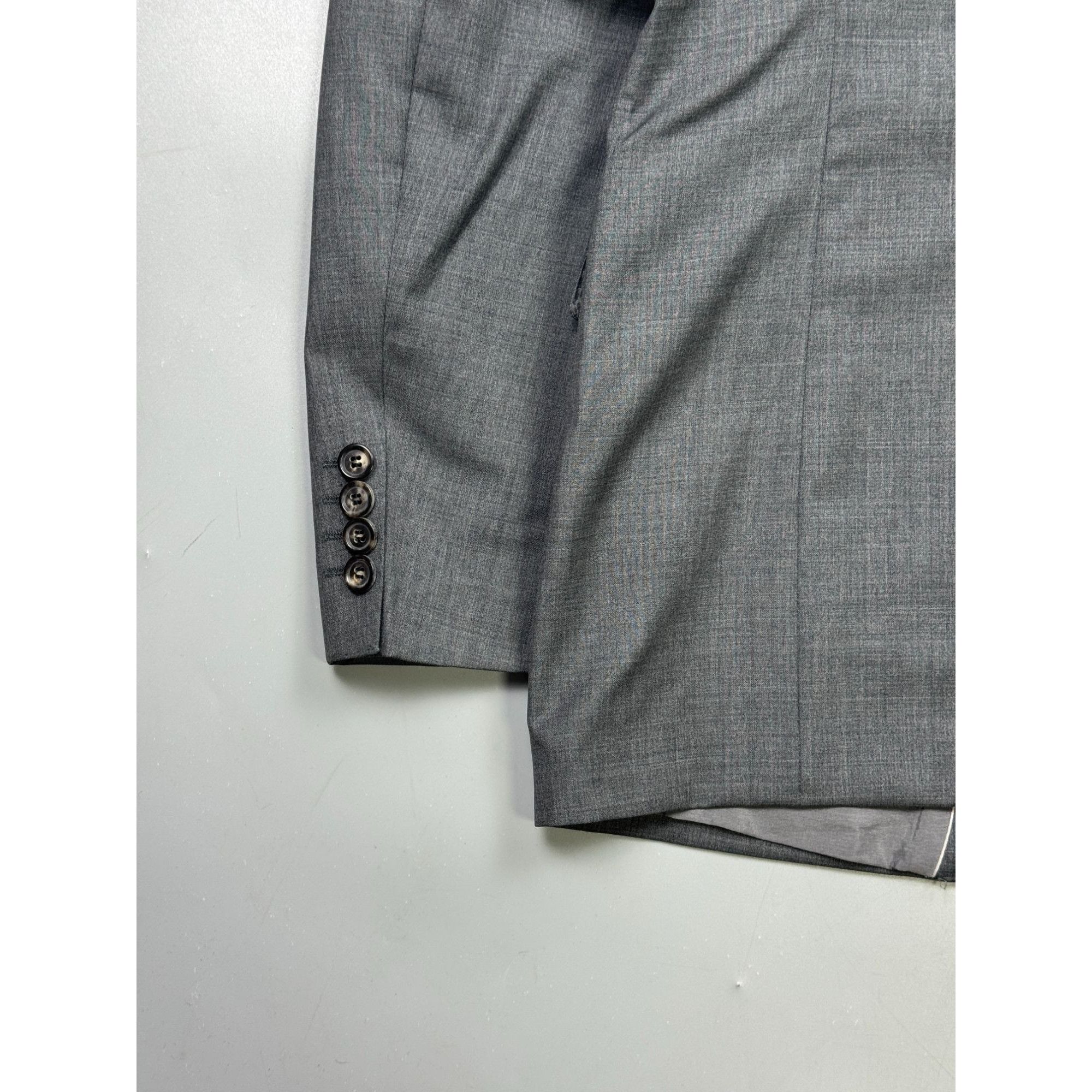 Hugo Boss Hugo Boss Mint Gray Wool Two Piece Suit (Y1274) Size 42R - 10 Thumbnail