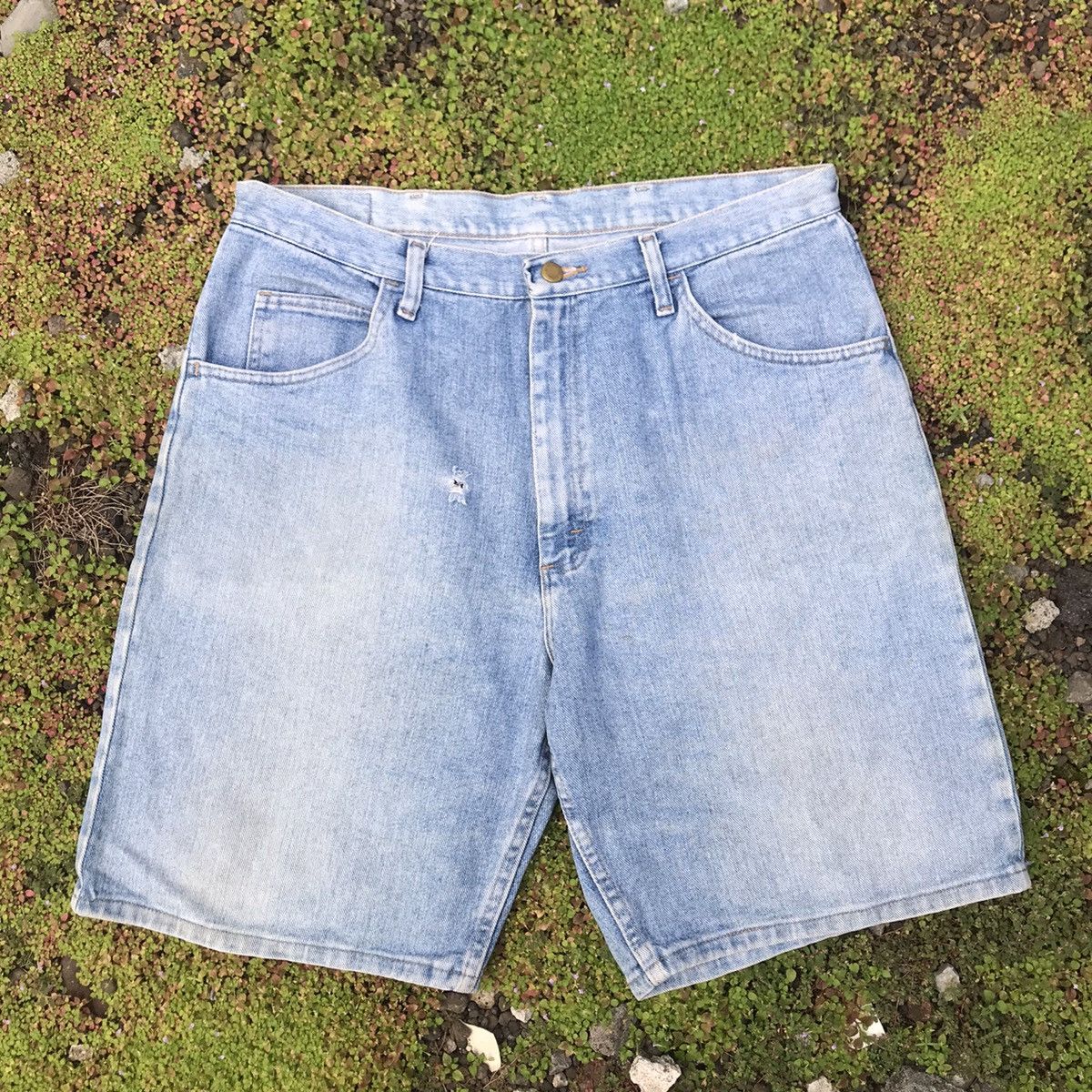 Hysteric Glamour × Vintage × Wrangler Vintage Wrangler Jeans Short Pants Jeans Baggy And loose fit Size US 36 / EU 52 - 8 Thumbnail