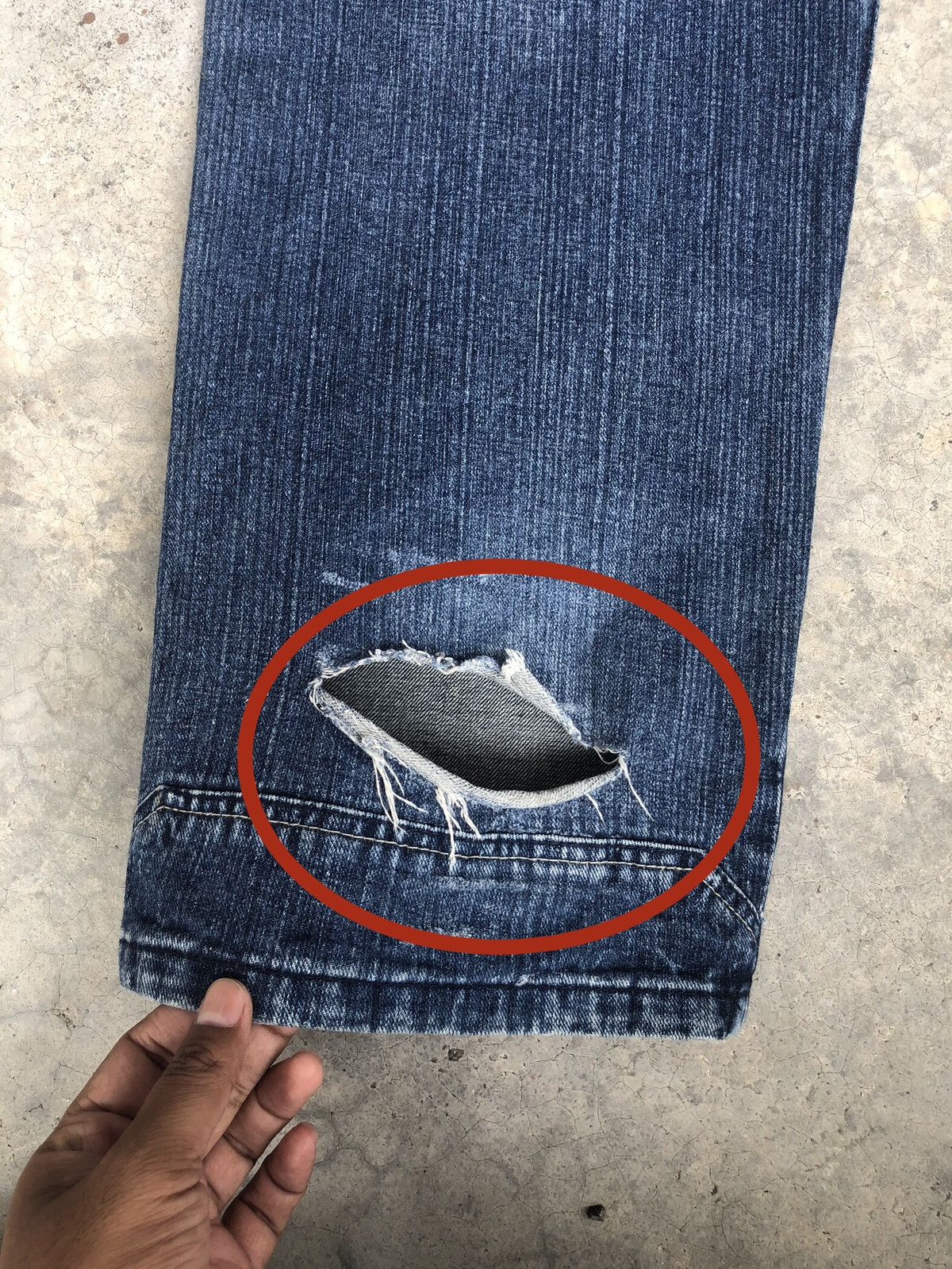 Japanese Brand Skulls Download Embroidered Jeans Baggy Jeans Hip Hop Size US 34 / EU 50 - 18 Thumbnail
