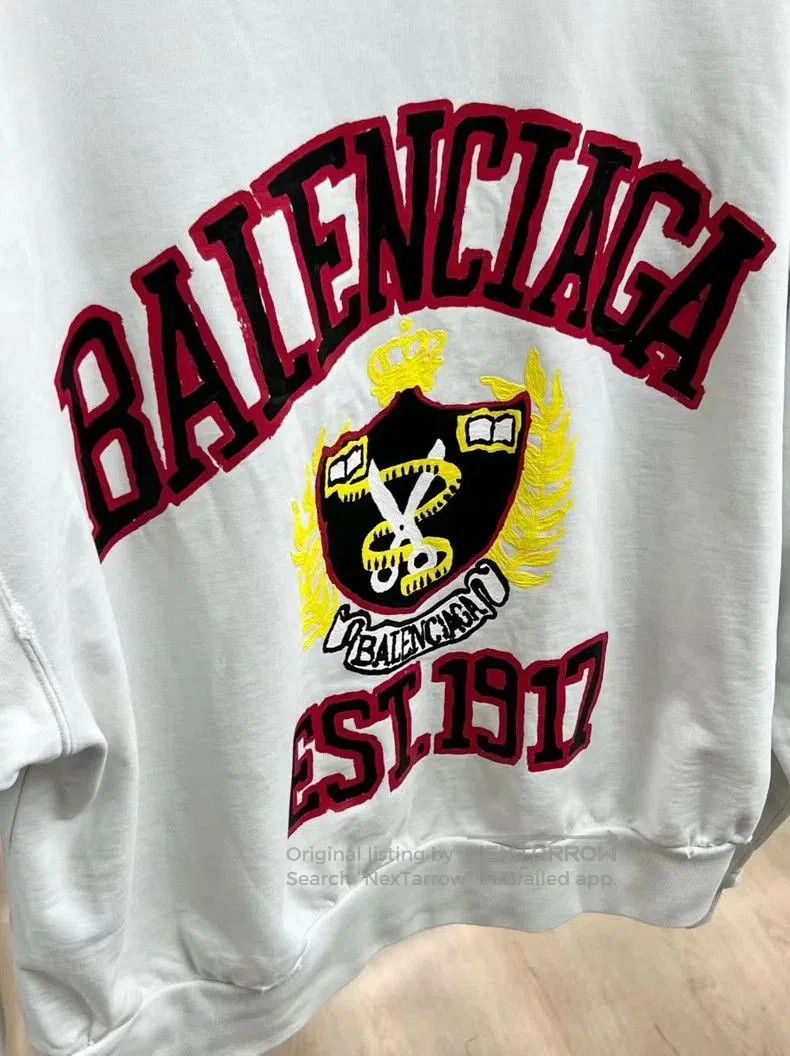 Balenciaga Balenciaga Logo Print Sweatshirt M. Size US M / EU 48-50 / 2 - 2 Thumbnail