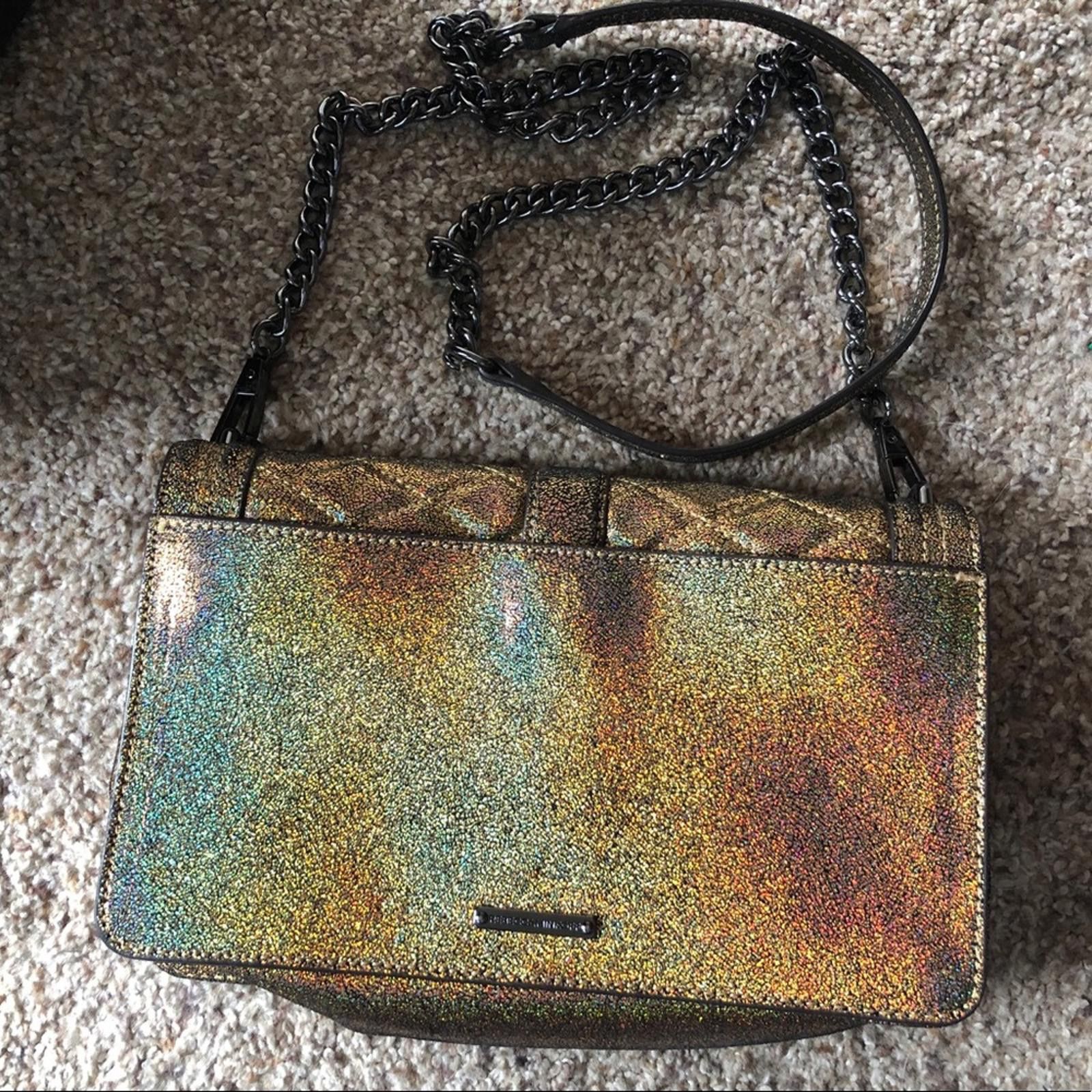 Other Iridescent Rebecca Minkoff Quilted Love Crossbody Size ONE SIZE - 7 Thumbnail