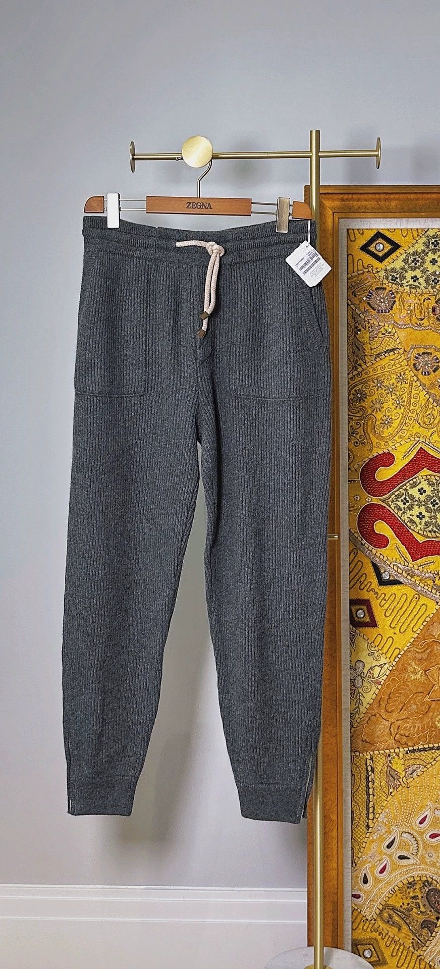 Brunello Cucinelli Brunello Cucinelli Cashmere Jogger Pants Size US 29 - 1 Thumbnail