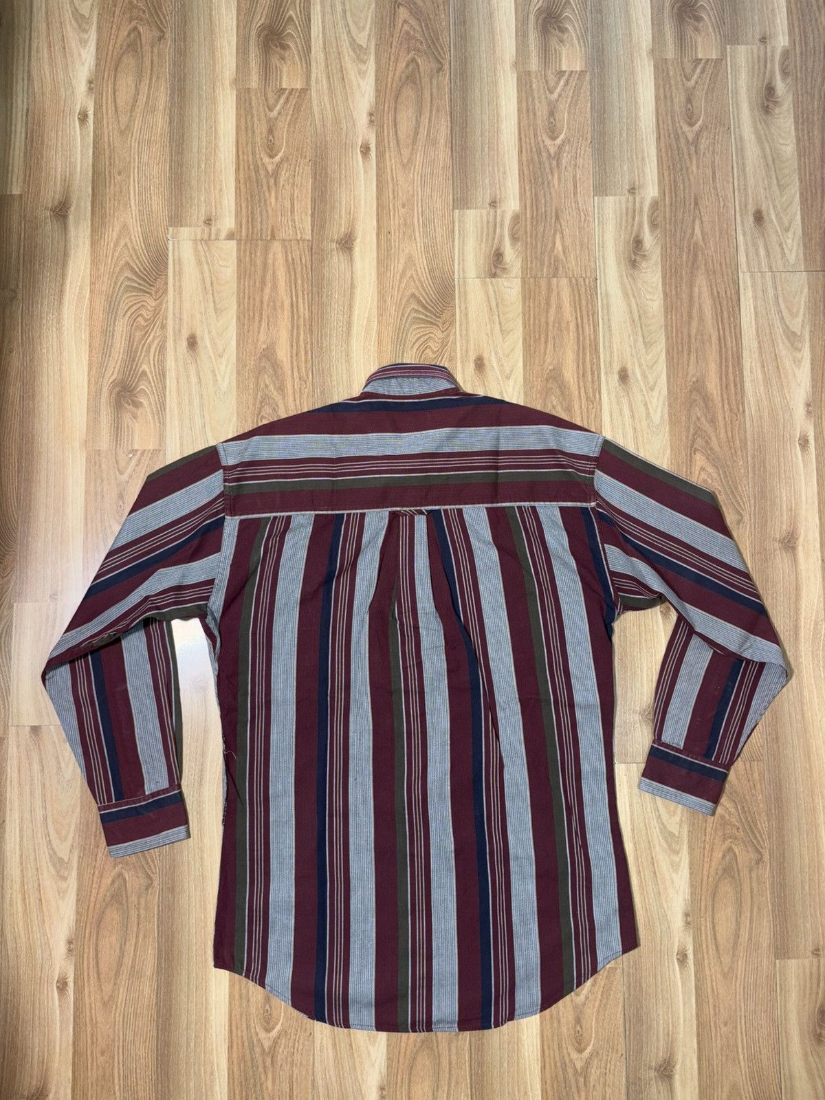 Ralph Lauren VTG 90s Chaps RalphLauren MultiStripe HerringboneShirt SizeS Size US S / EU 44-46 / 1 - 2 Thumbnail