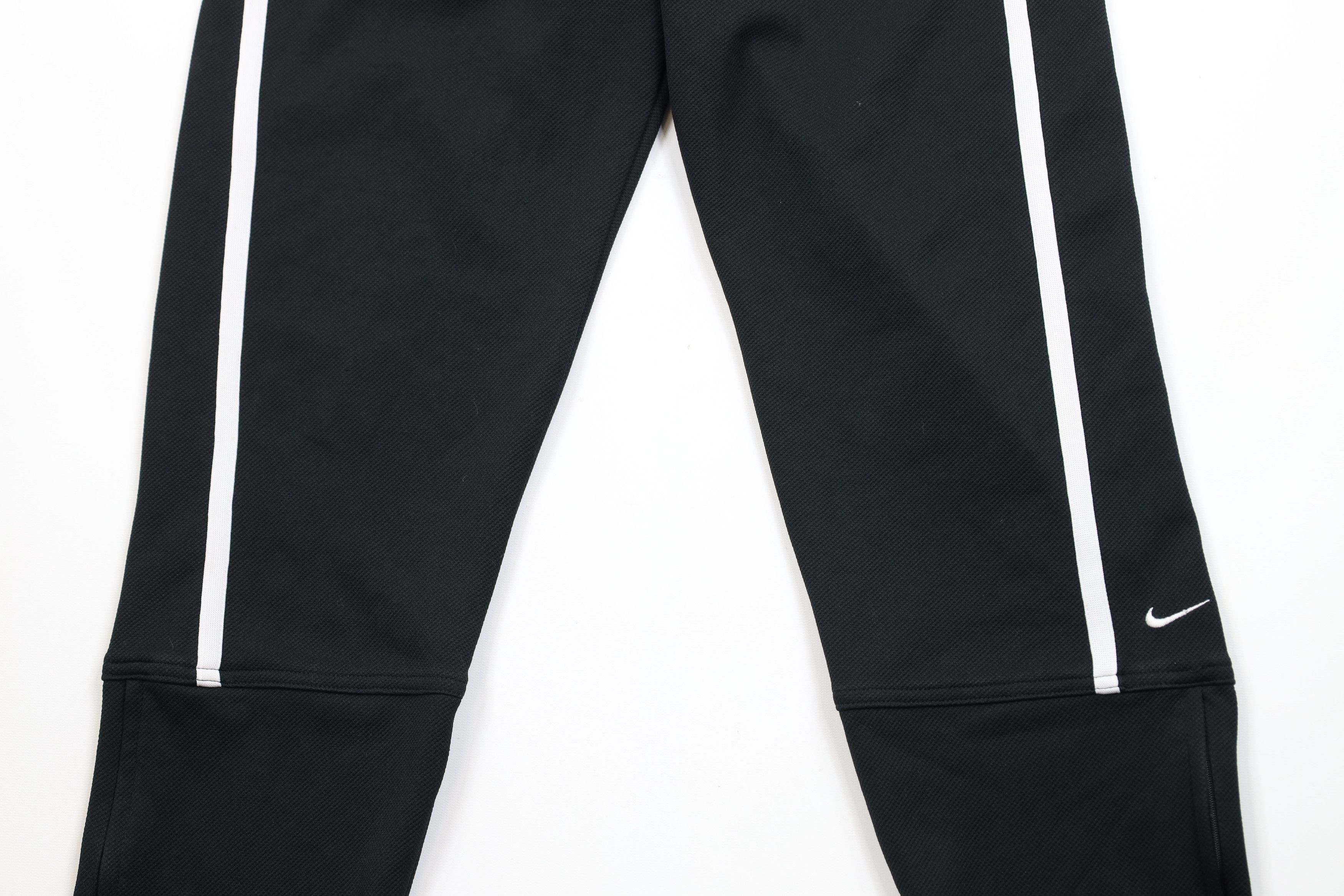Nike × Vintage Vintage 90s Nike Mini Swoosh Thermal Knit Tapered Sweatpants Size 34" / US 12 / IT 48 - 3 Thumbnail