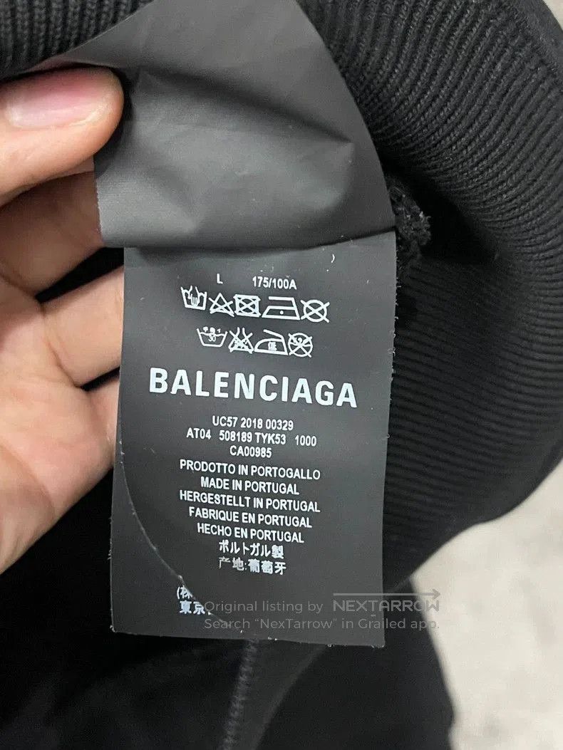 Balenciaga Balenciaga Zip-Up Hoodie Sweatshirt. Size US L / EU 52-54 / 3 - 6 Thumbnail